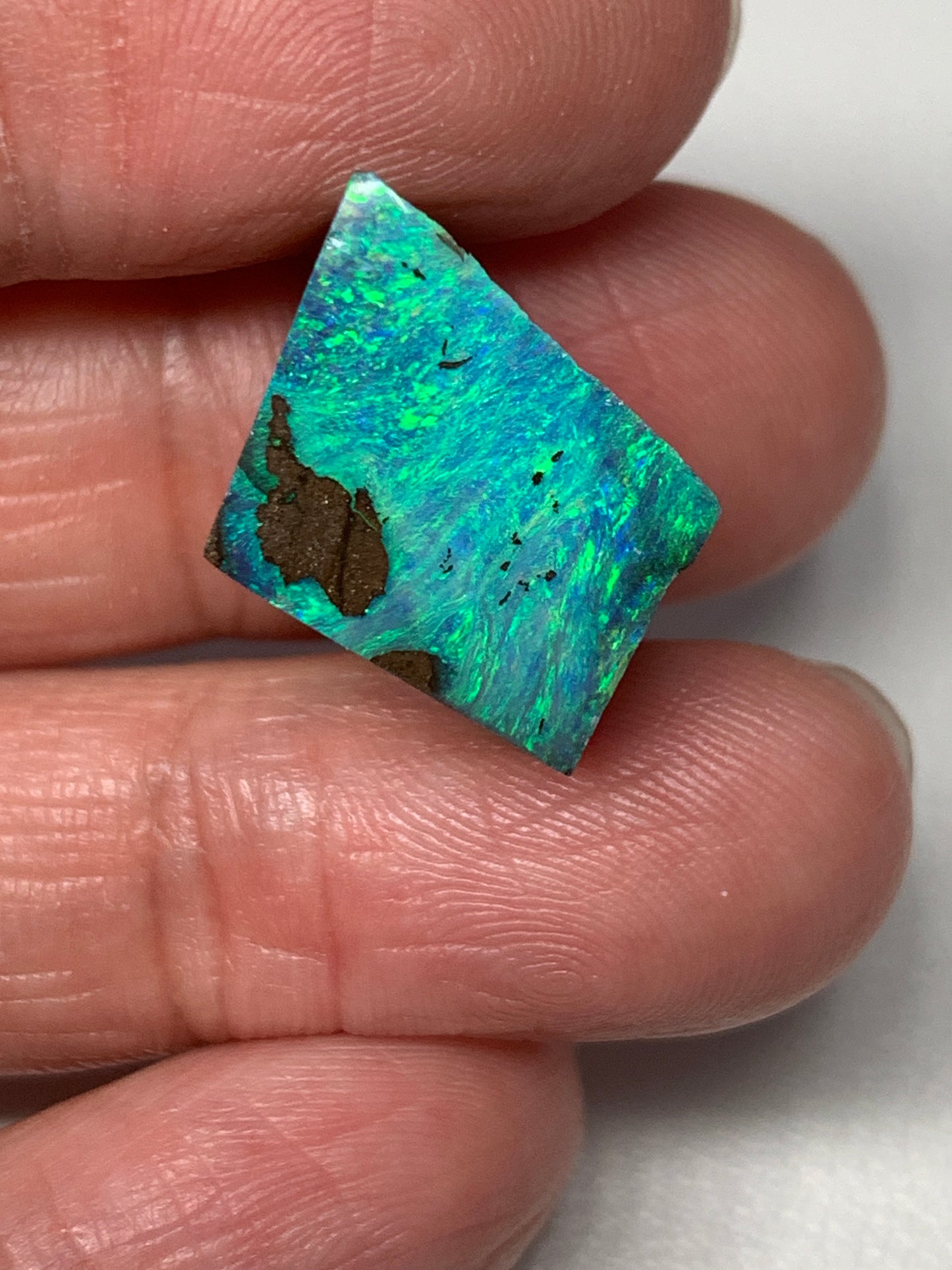 Boulder Opal Single Split Rub. 3.4 Grams
