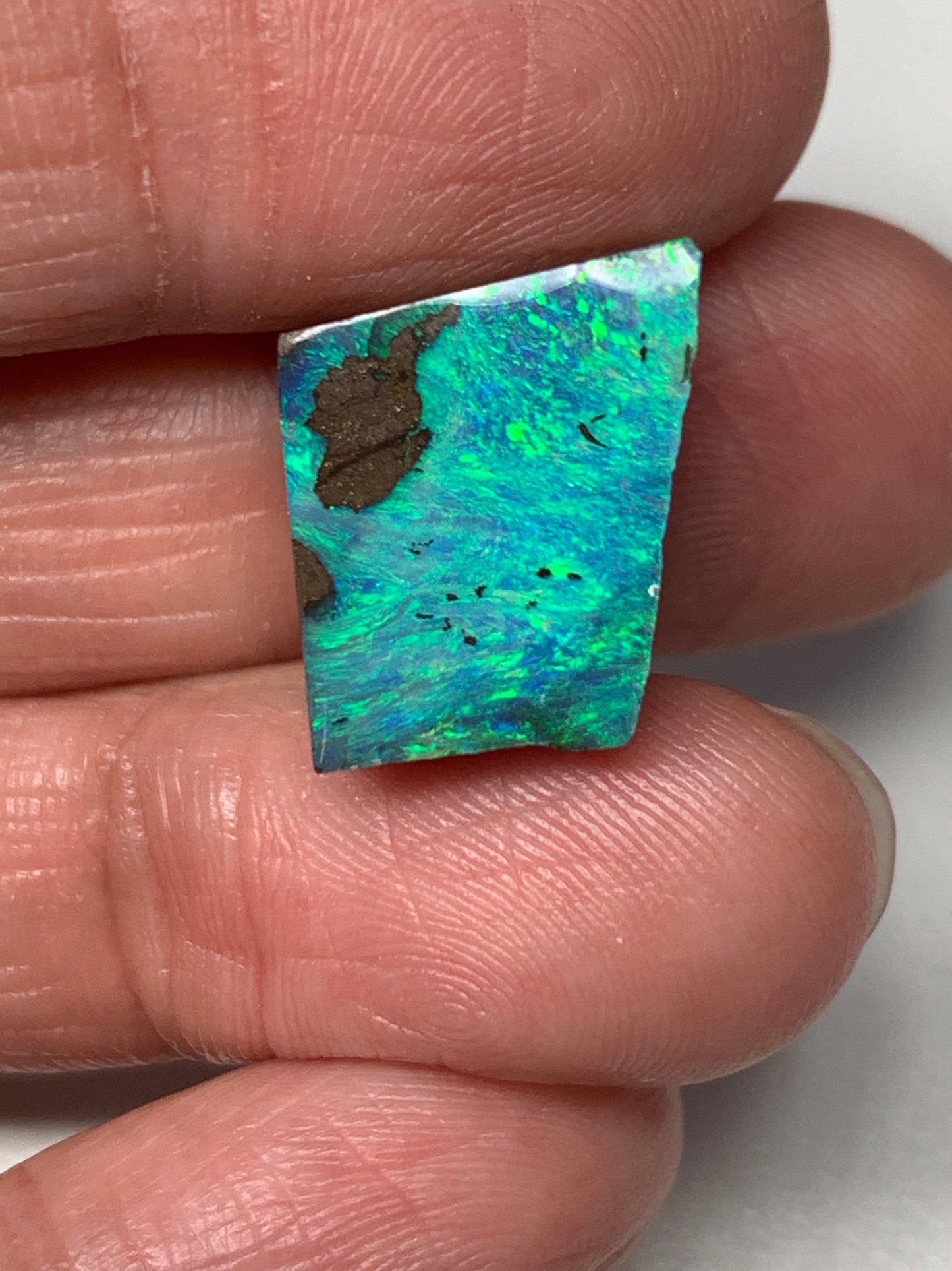 Boulder Opal Single Split Rub. 3.4 Grams