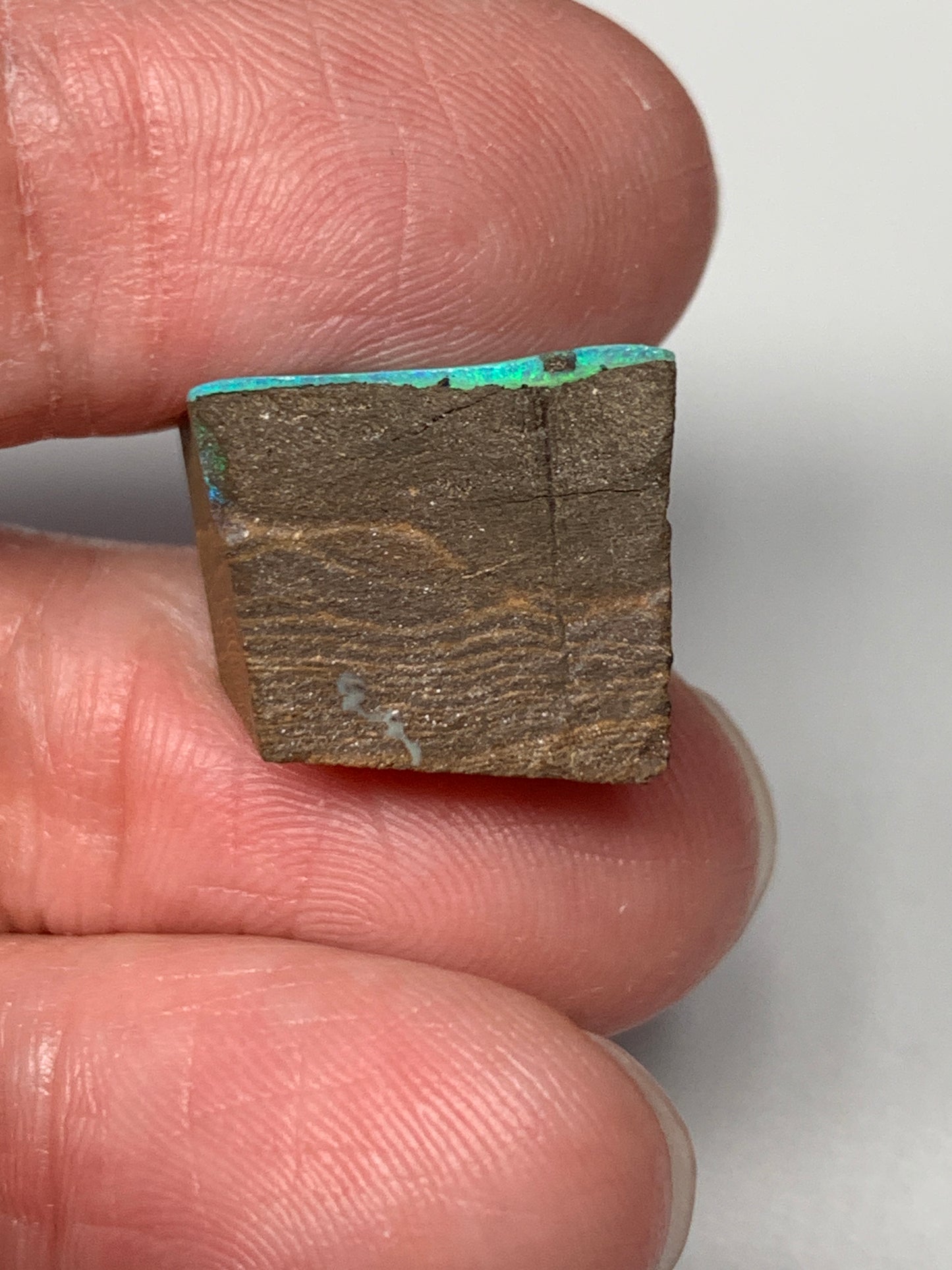 Boulder Opal Single Split Rub. 3.4 Grams