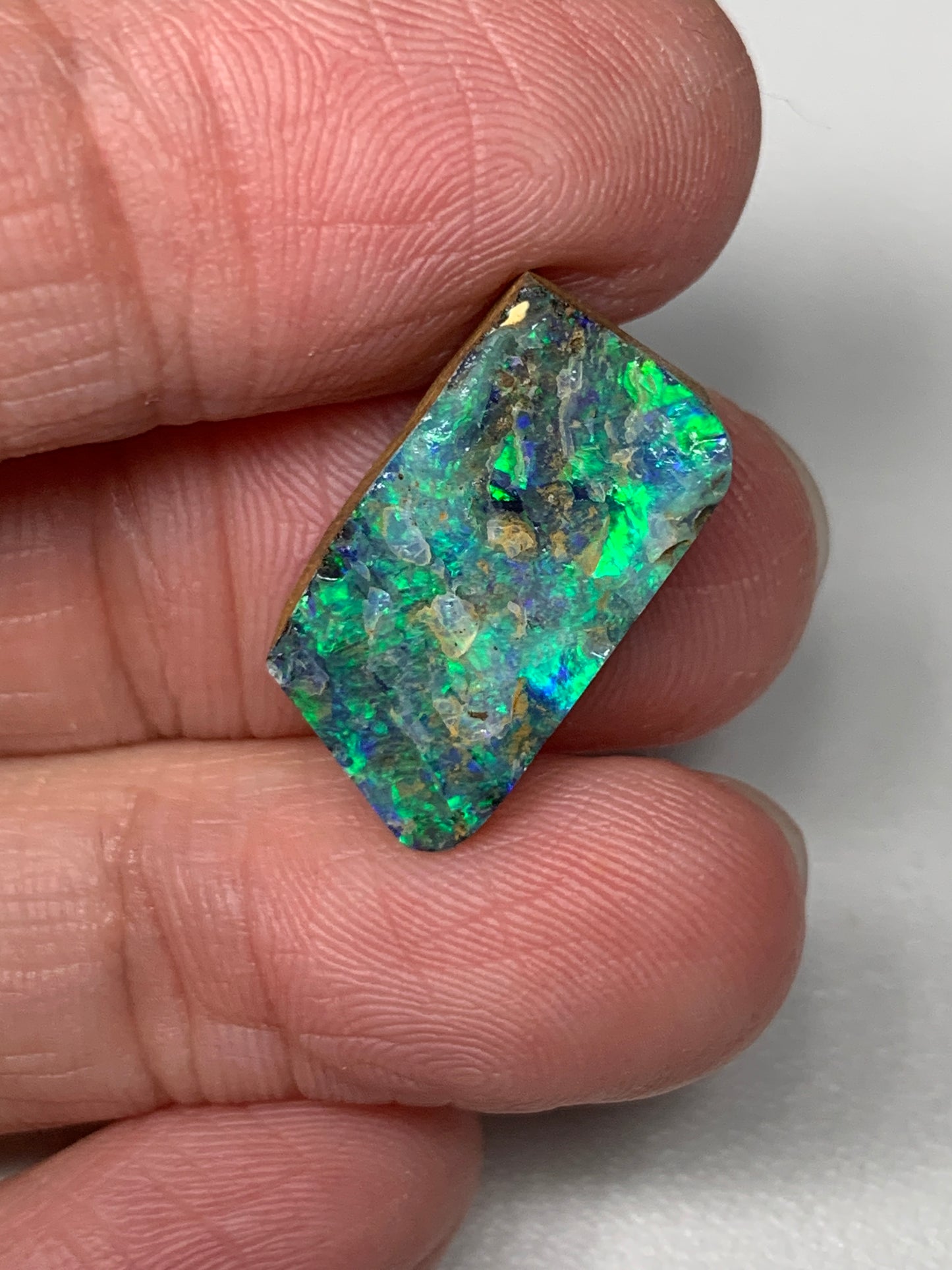 Boulder Opal Single Split Rub. 1.4 Grams