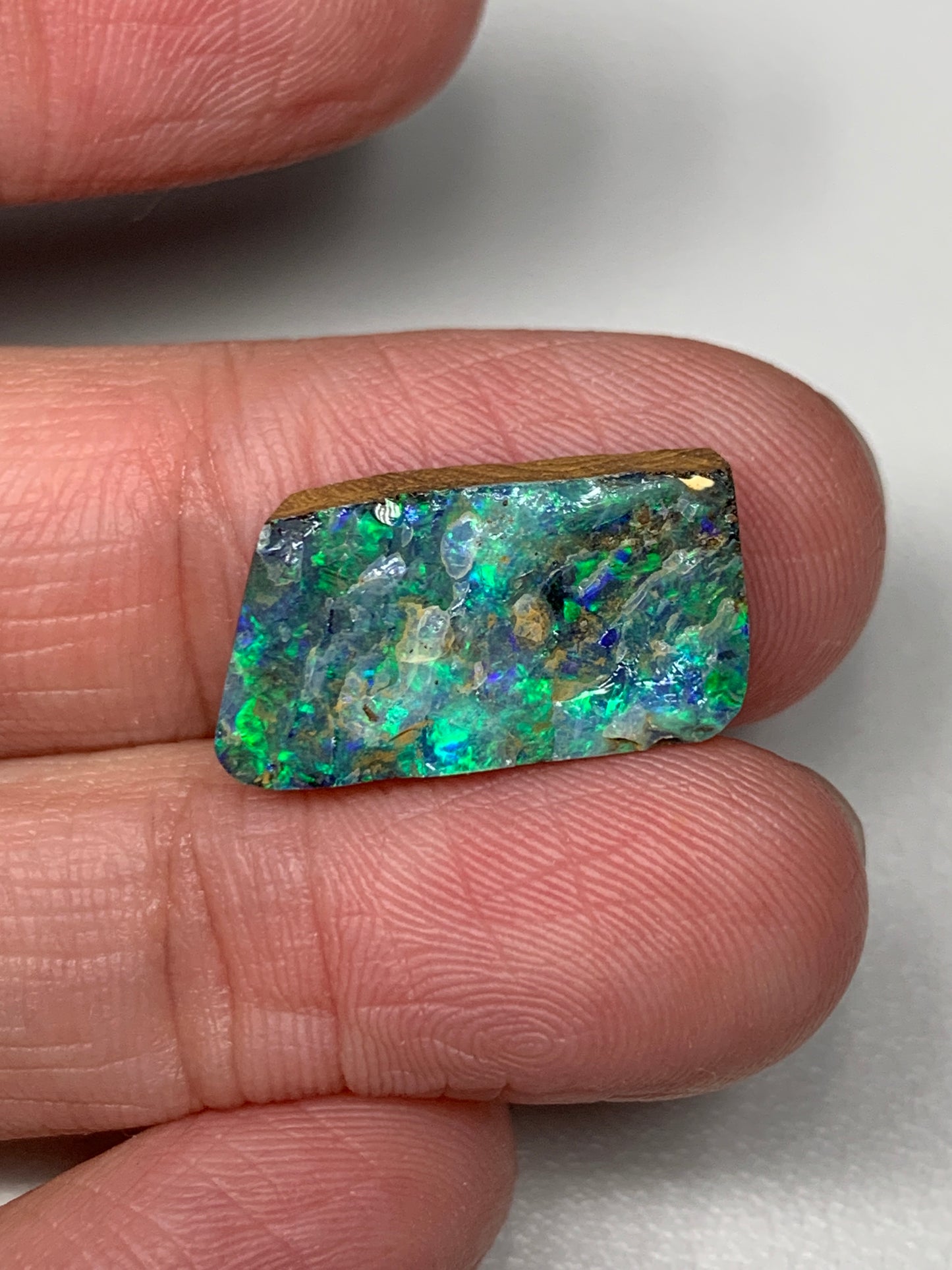 Boulder Opal Single Split Rub. 1.4 Grams