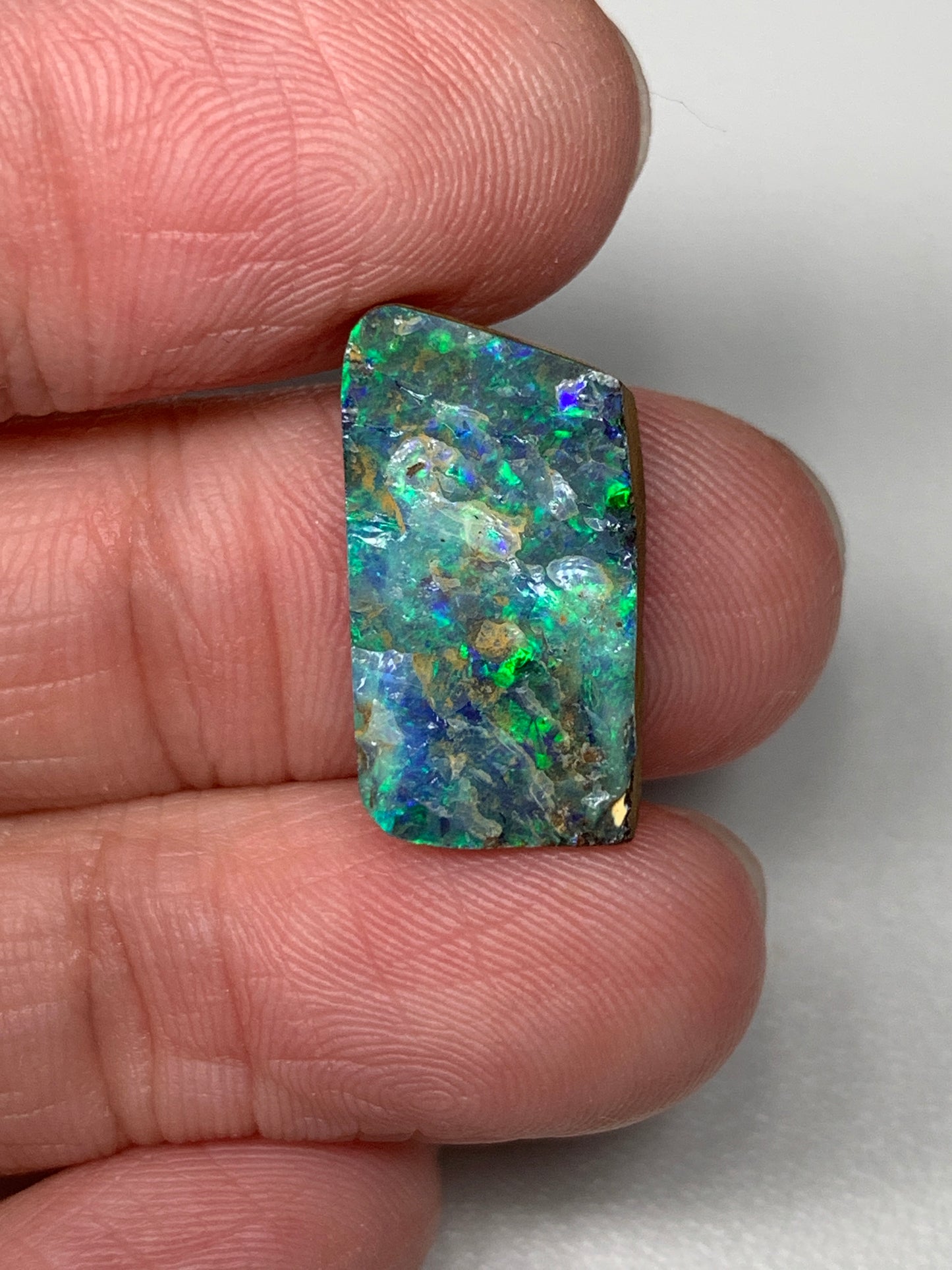 Boulder Opal Single Split Rub. 1.4 Grams