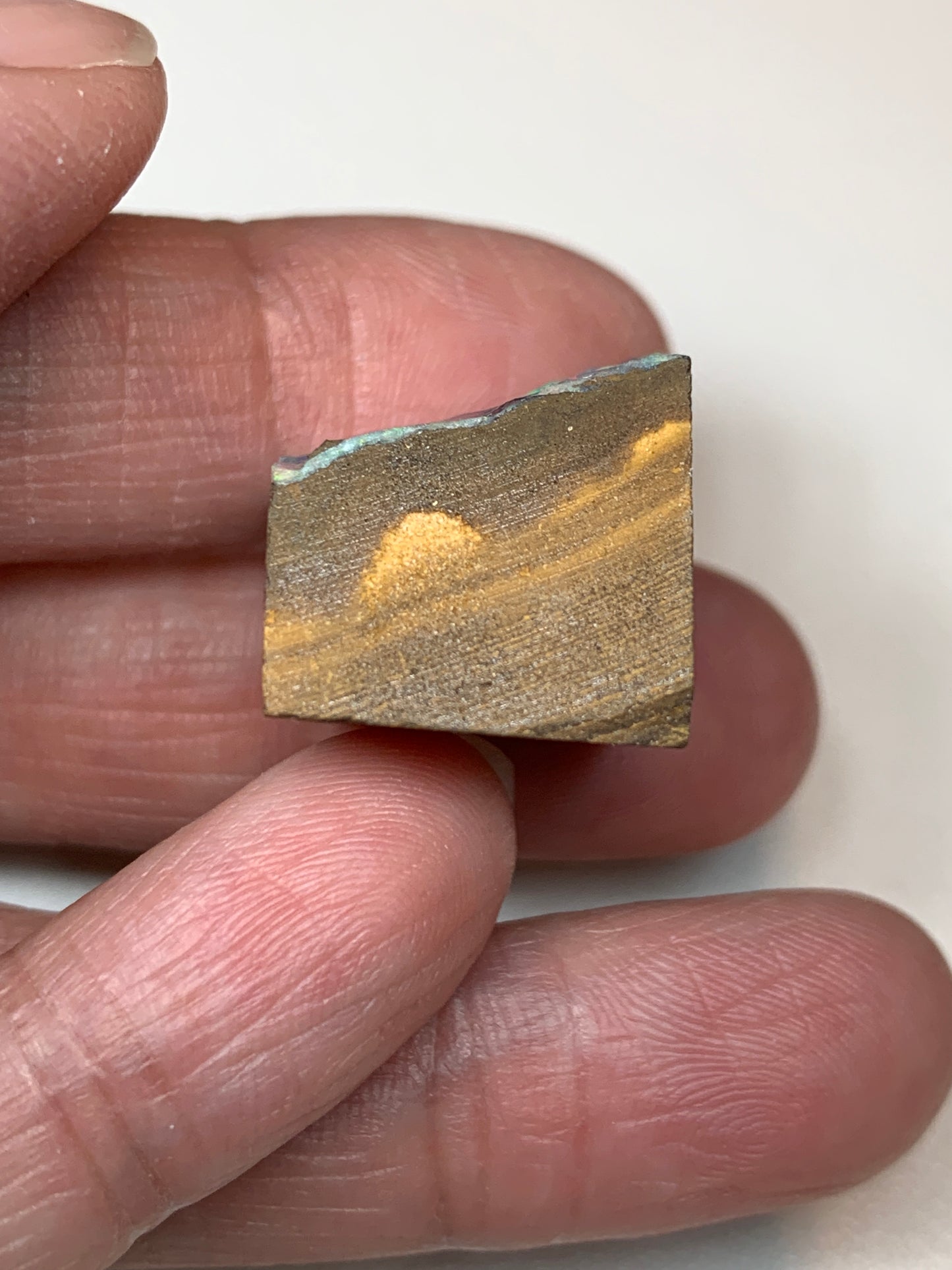 Boulder Opal Split Pair Rubs. 17.2 Grams