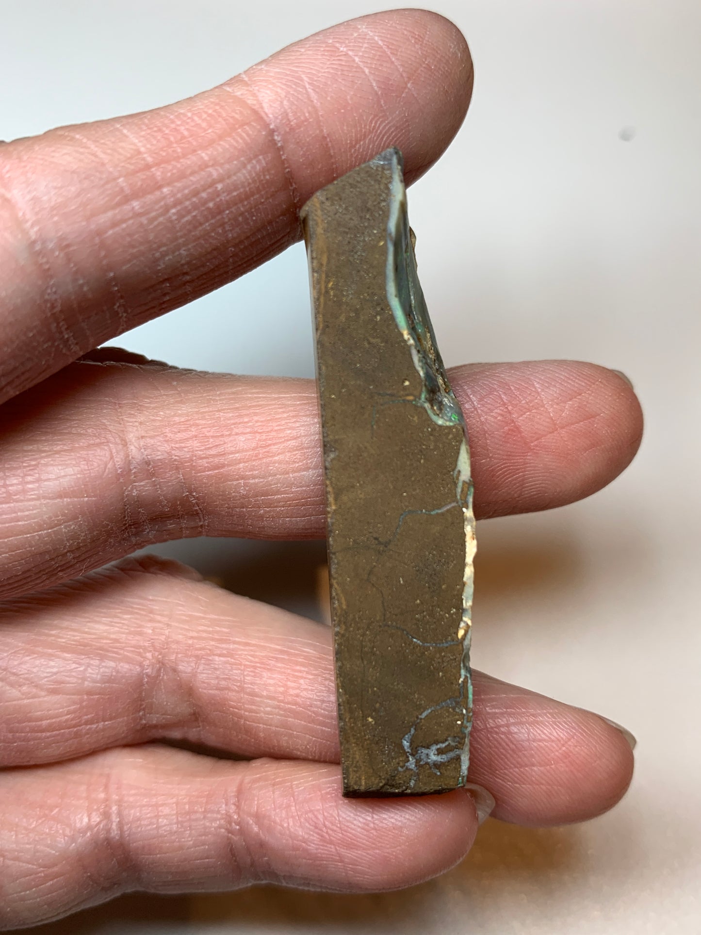 Boulder Opal Split Rubs Trio. 52.4 Grams