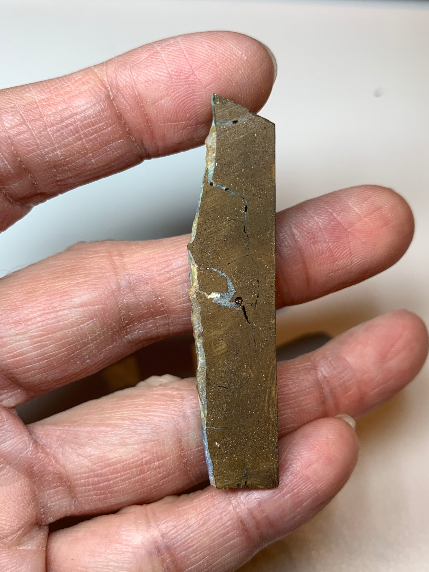 Boulder Opal Split Rubs Trio. 52.4 Grams