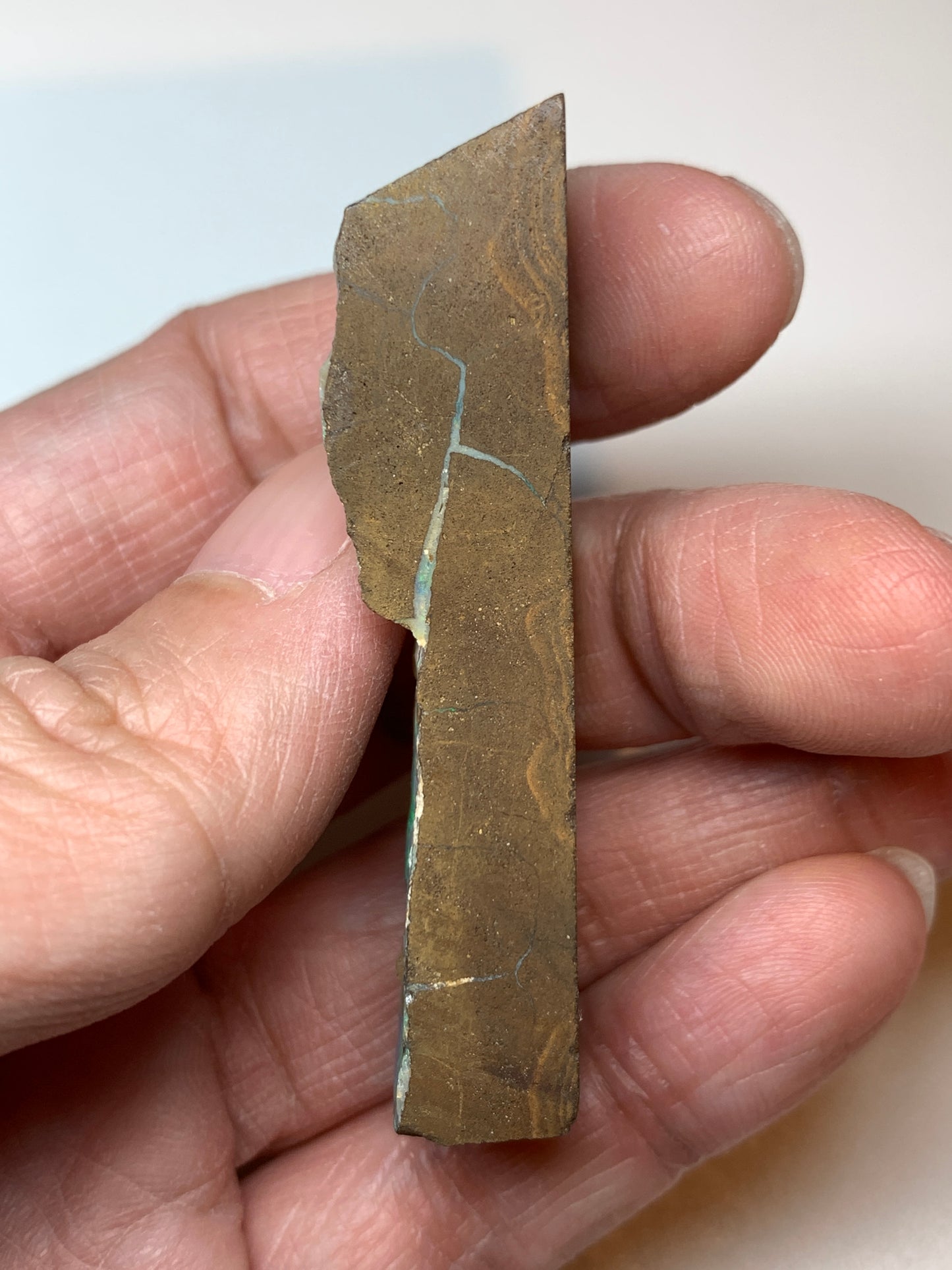 Boulder Opal Split Rubs Trio. 52.4 Grams