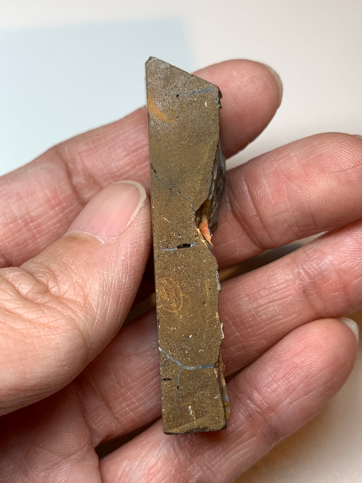 Boulder Opal Split Rubs Trio. 52.4 Grams