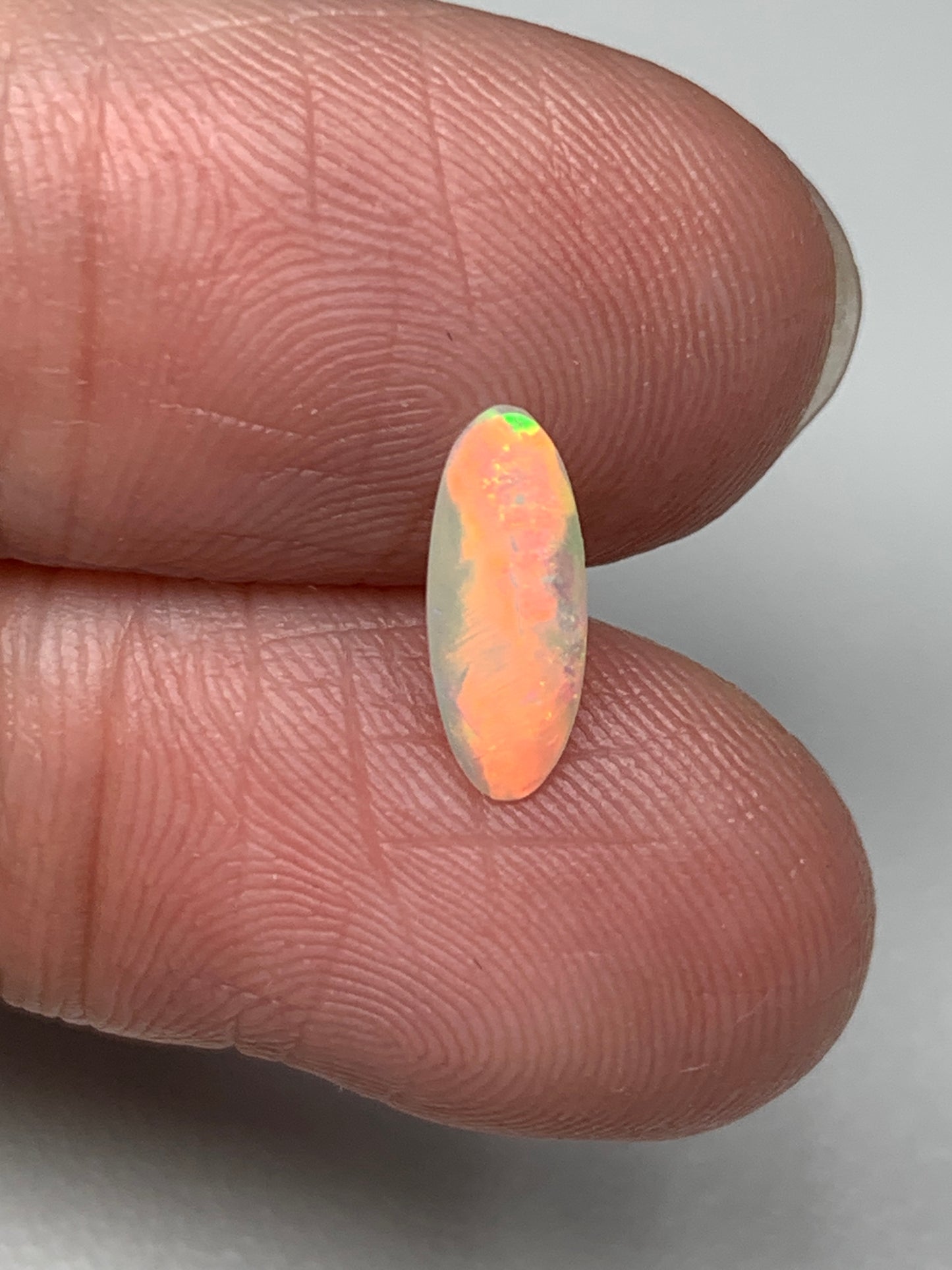 Double Delight. Lightning Ridge Solid Crystal Opal. 0.46 Ct
