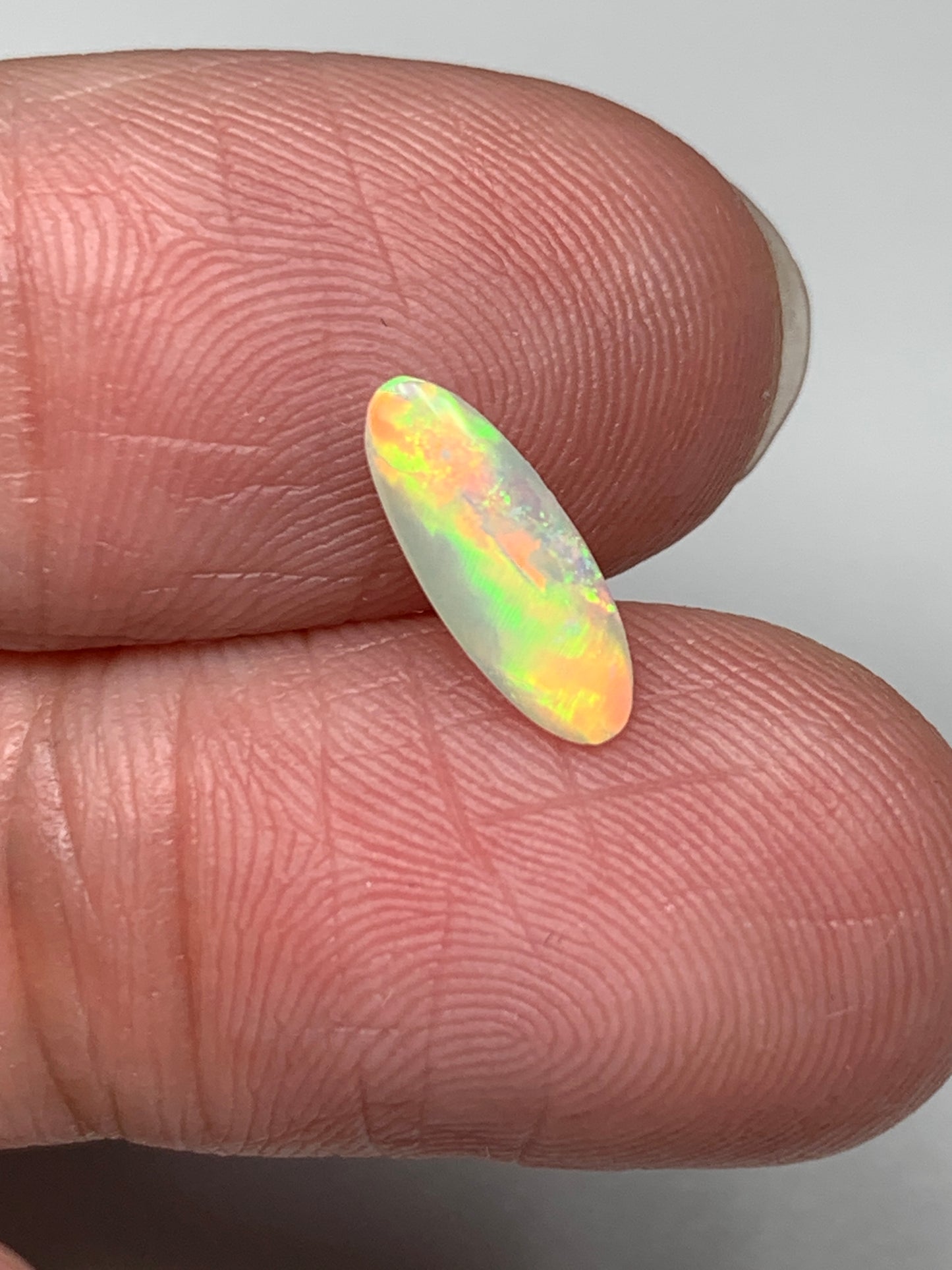 Double Delight. Lightning Ridge Solid Crystal Opal. 0.46 Ct