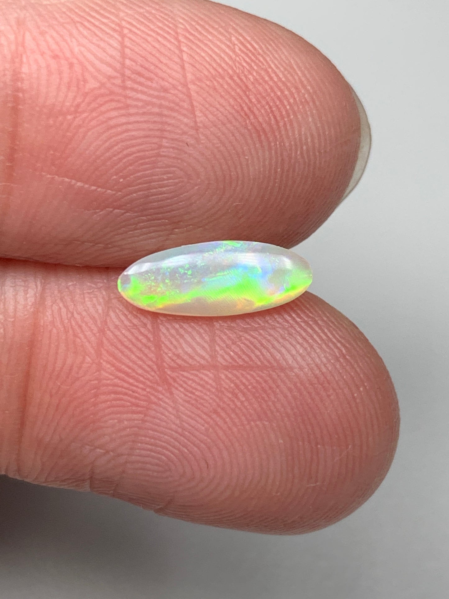 Double Delight. Lightning Ridge Solid Crystal Opal. 0.46 Ct
