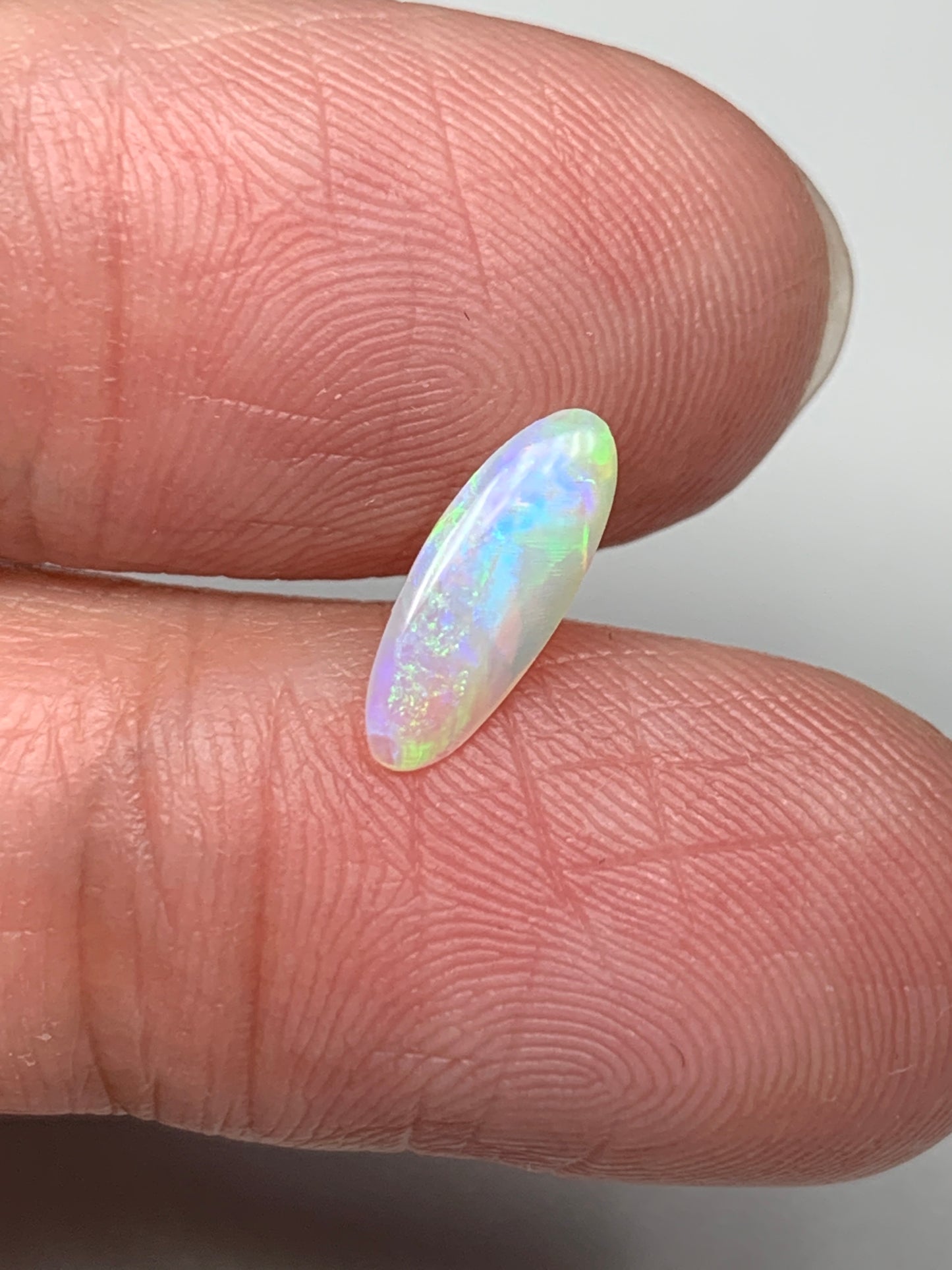 Double Delight. Lightning Ridge Solid Crystal Opal. 0.46 Ct