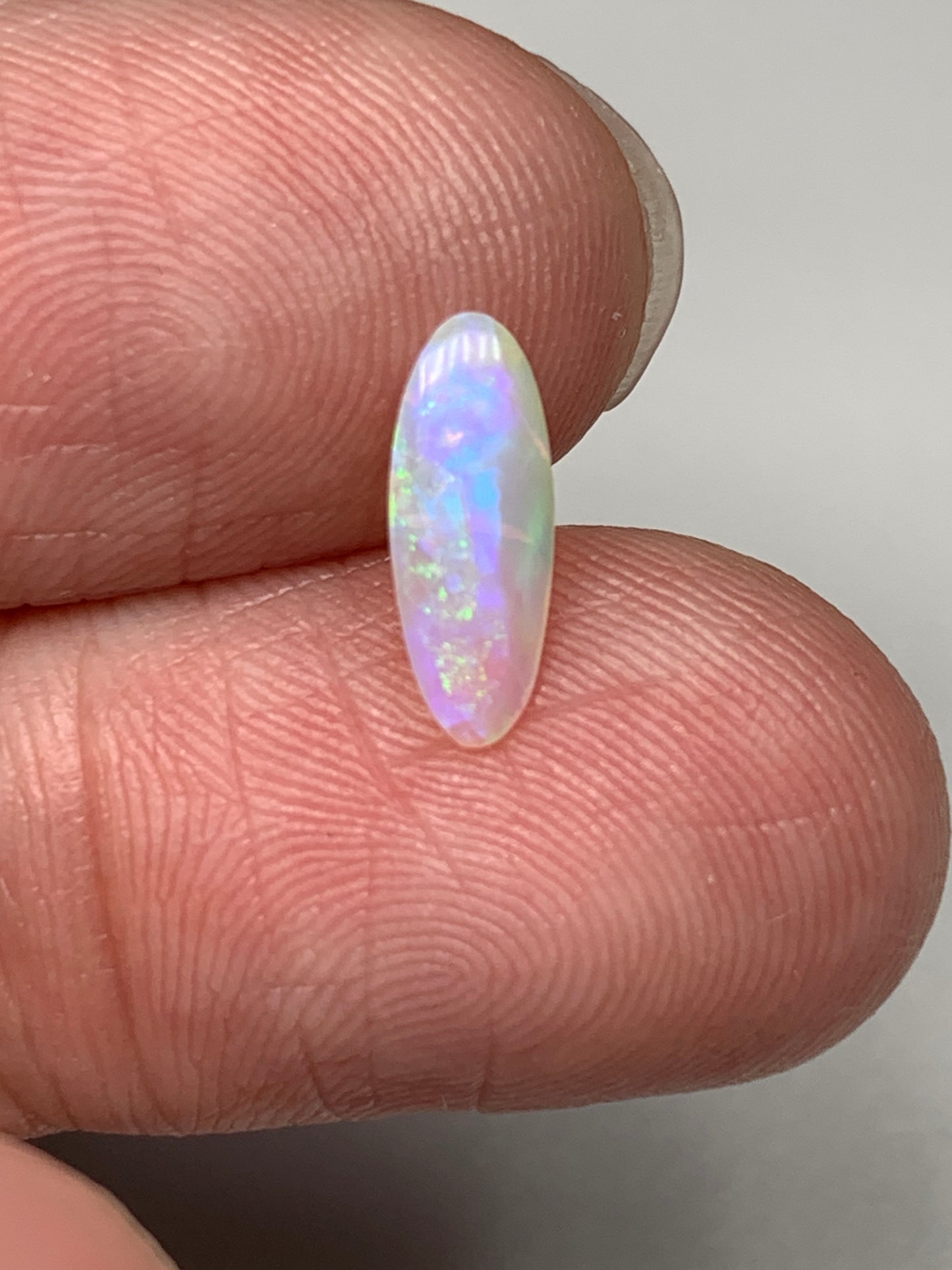 Double Delight. Lightning Ridge Solid Crystal Opal. 0.46 Ct