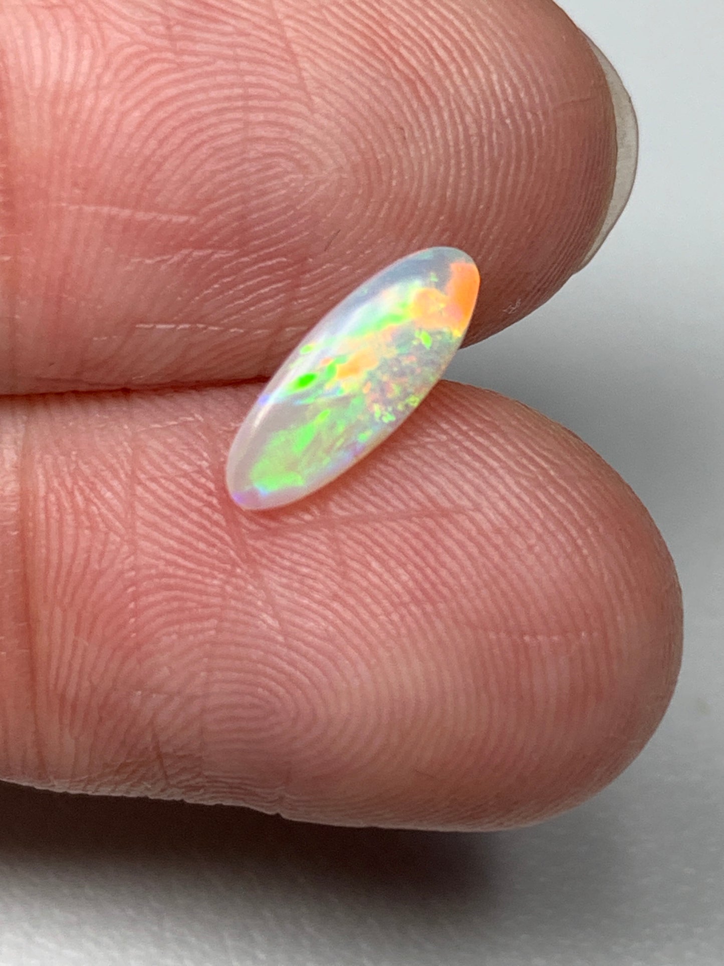 Double Delight. Lightning Ridge Solid Crystal Opal. 0.46 Ct