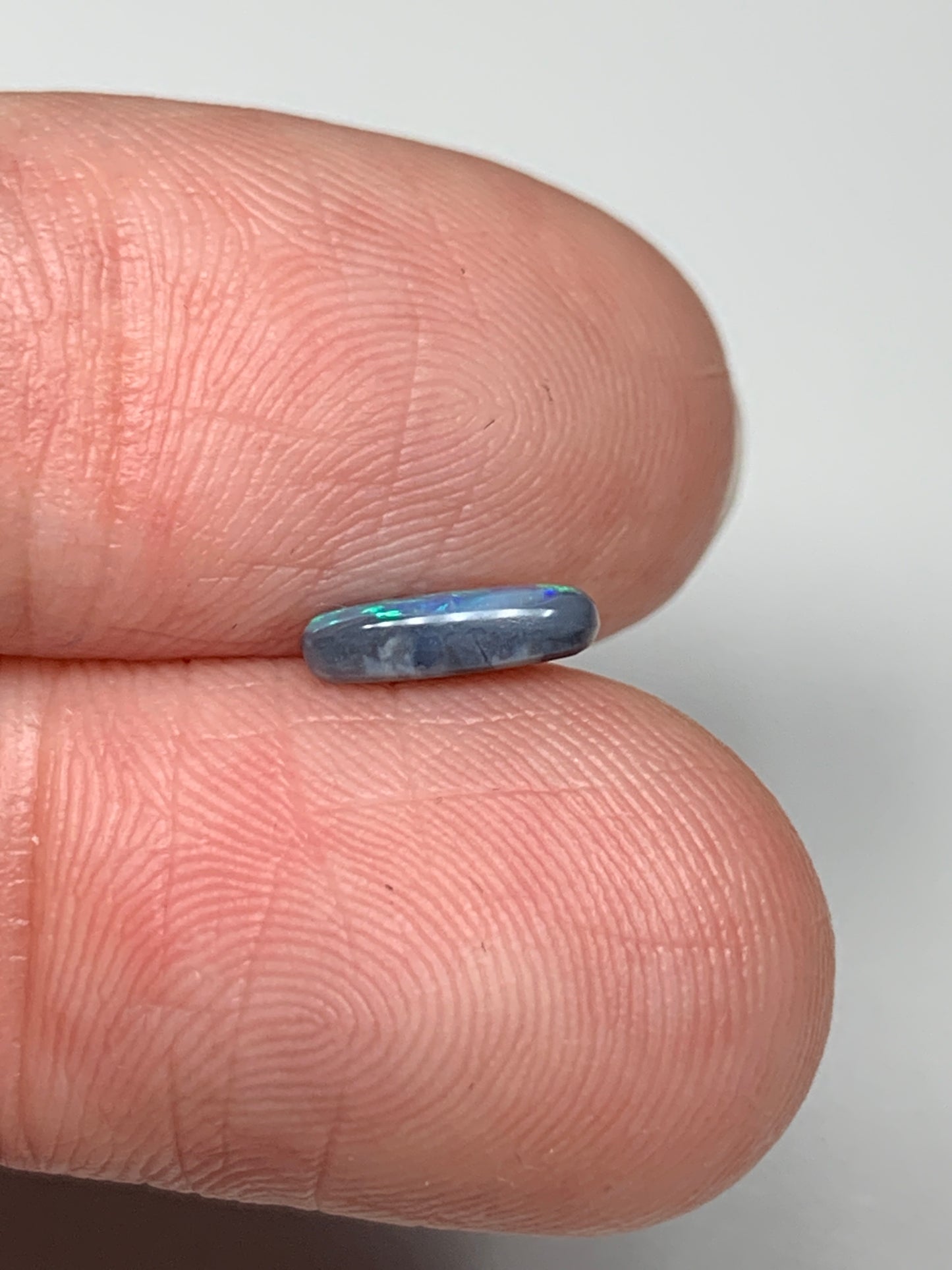 Excellent Colour. Lightning Ridge Solid Black Opal. 0.43 Ct