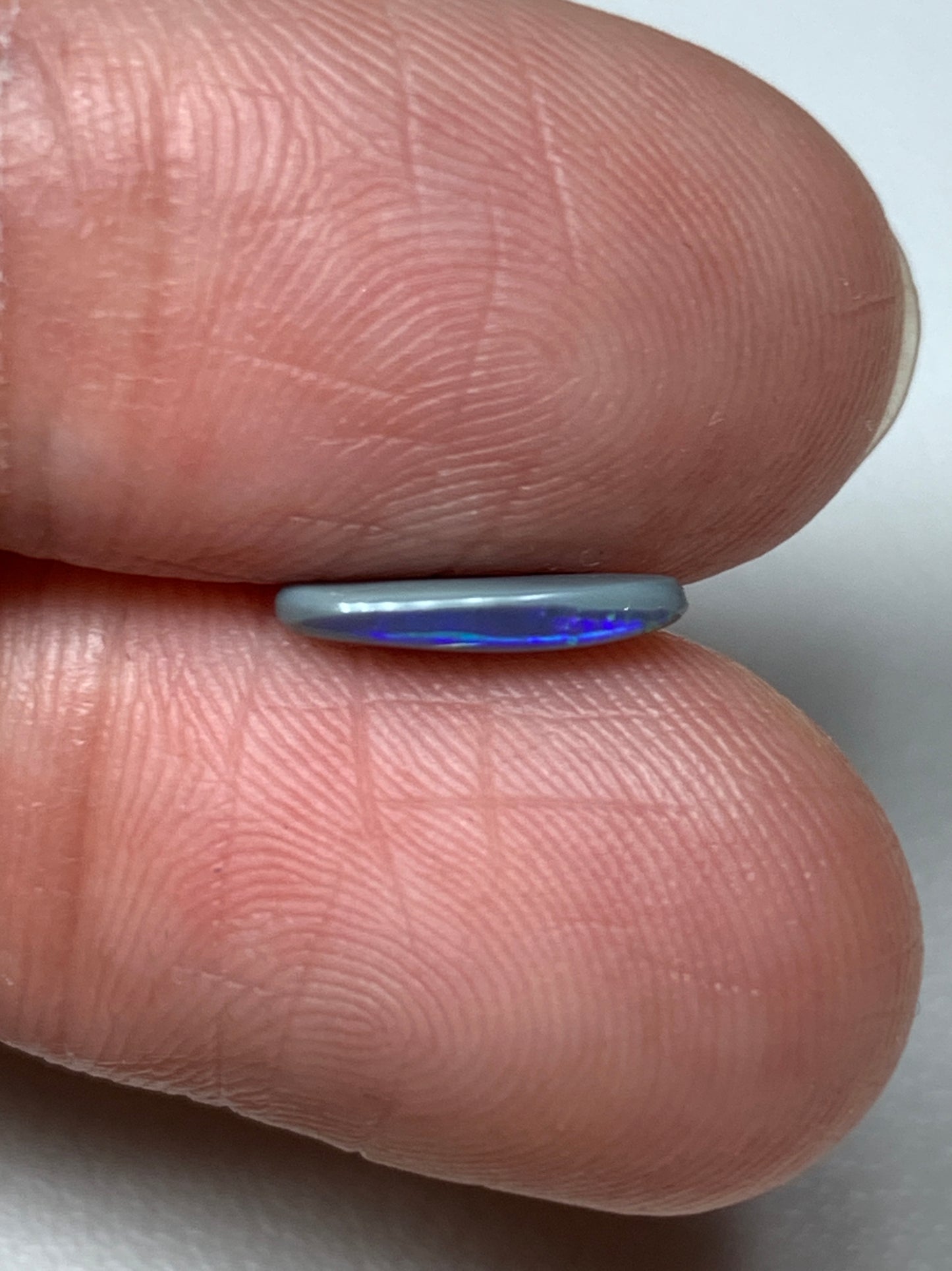 Electric Flashes. Lightning Ridge Black Opal. 0.43 Ct