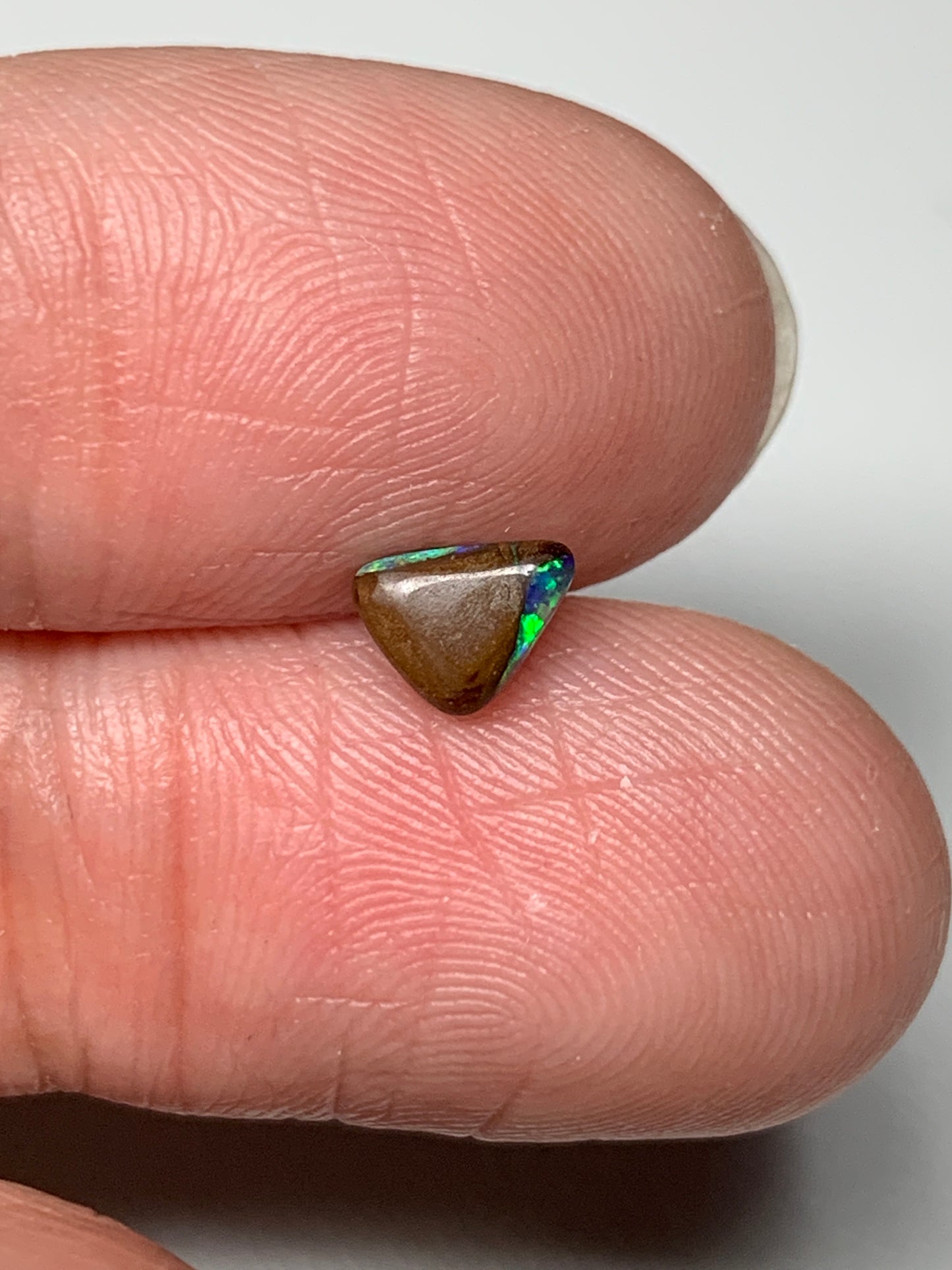 Stylish Set. Solid Boulder Opal Pair. 0.90 Ct