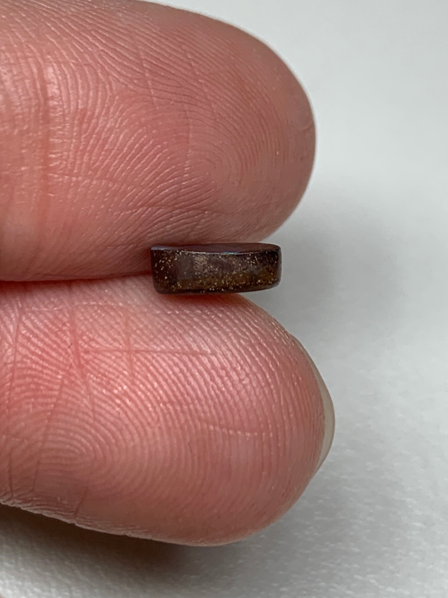 Flashy Red. Solid Boulder Opal. 0.81 Ct