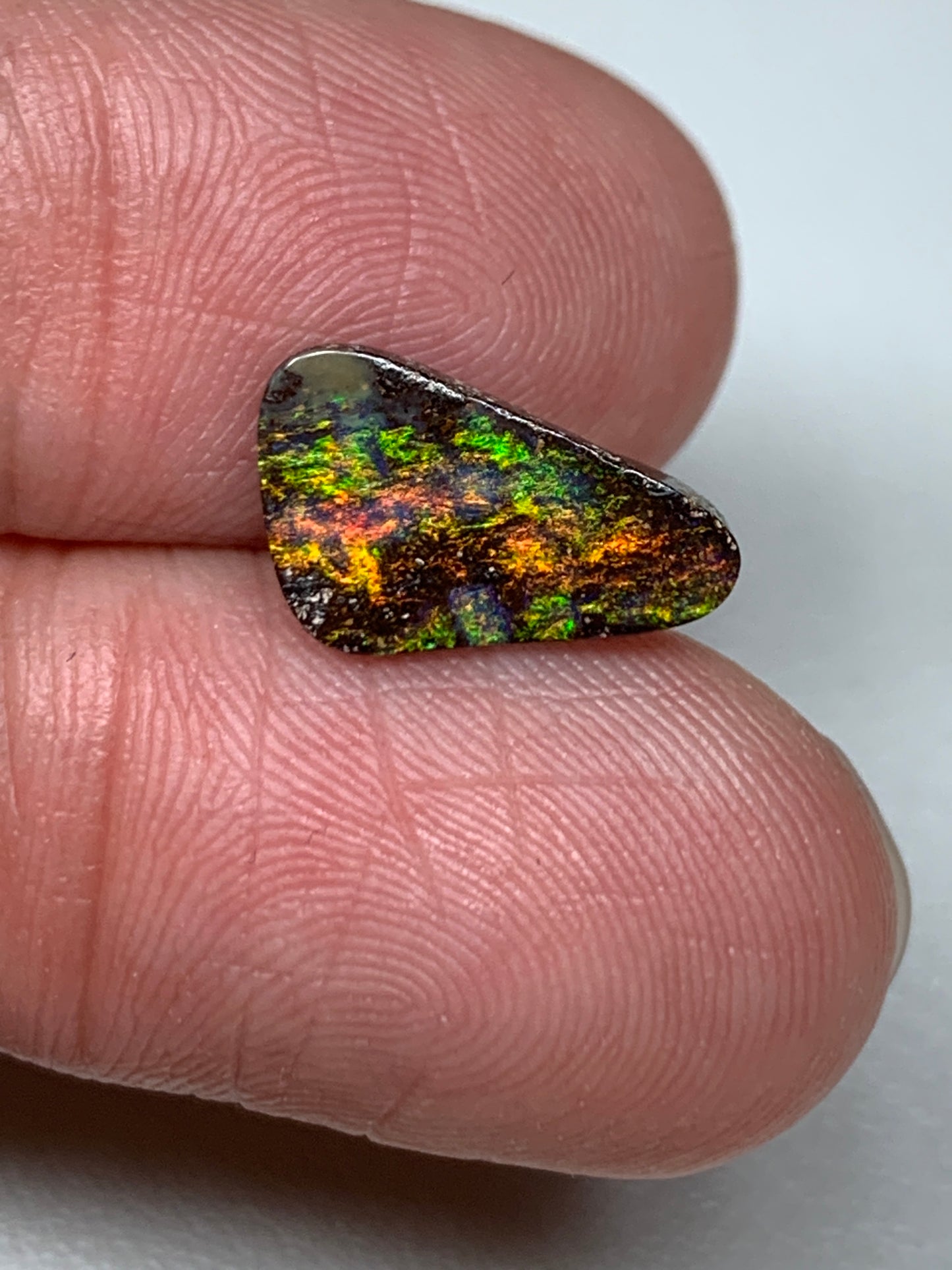 Scintillating Stone. Solid Boulder Opal. 1.71 Ct