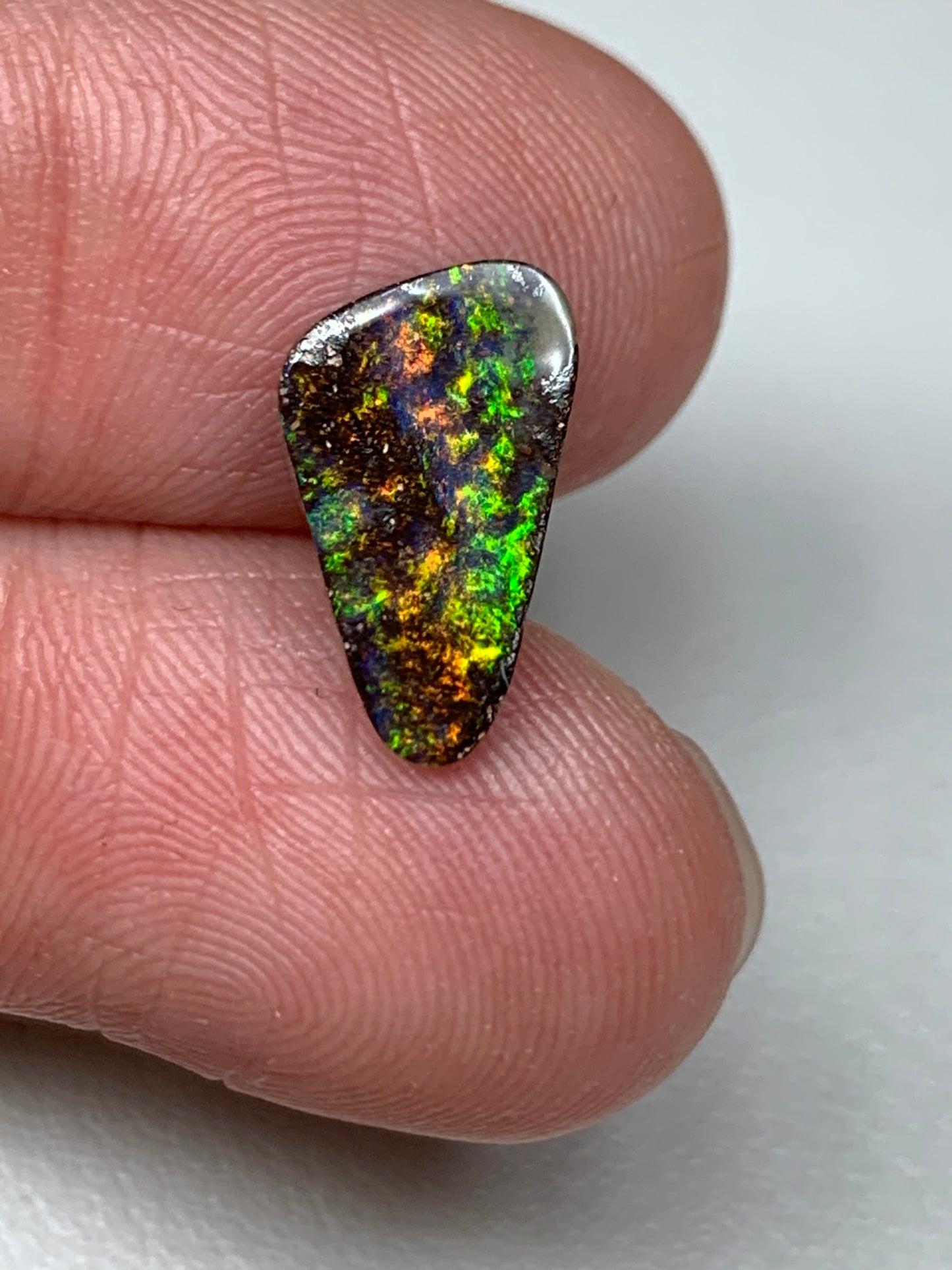 Scintillating Stone. Solid Boulder Opal. 1.71 Ct