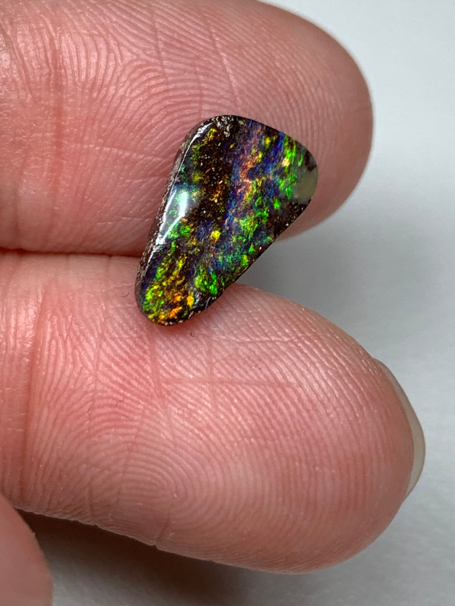 Scintillating Stone. Solid Boulder Opal. 1.71 Ct