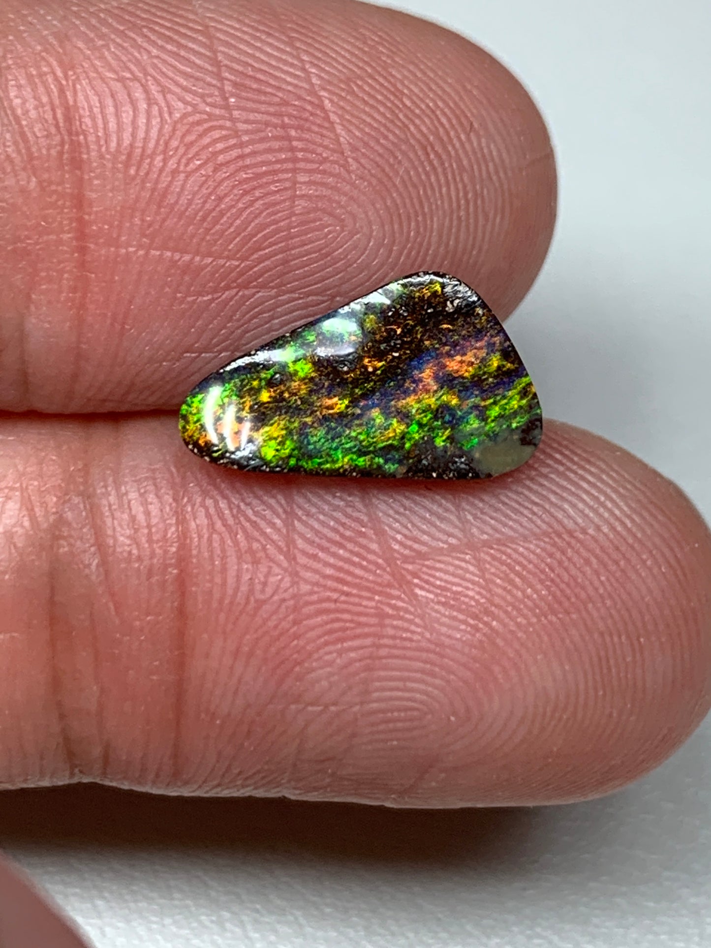 Scintillating Stone. Solid Boulder Opal. 1.71 Ct