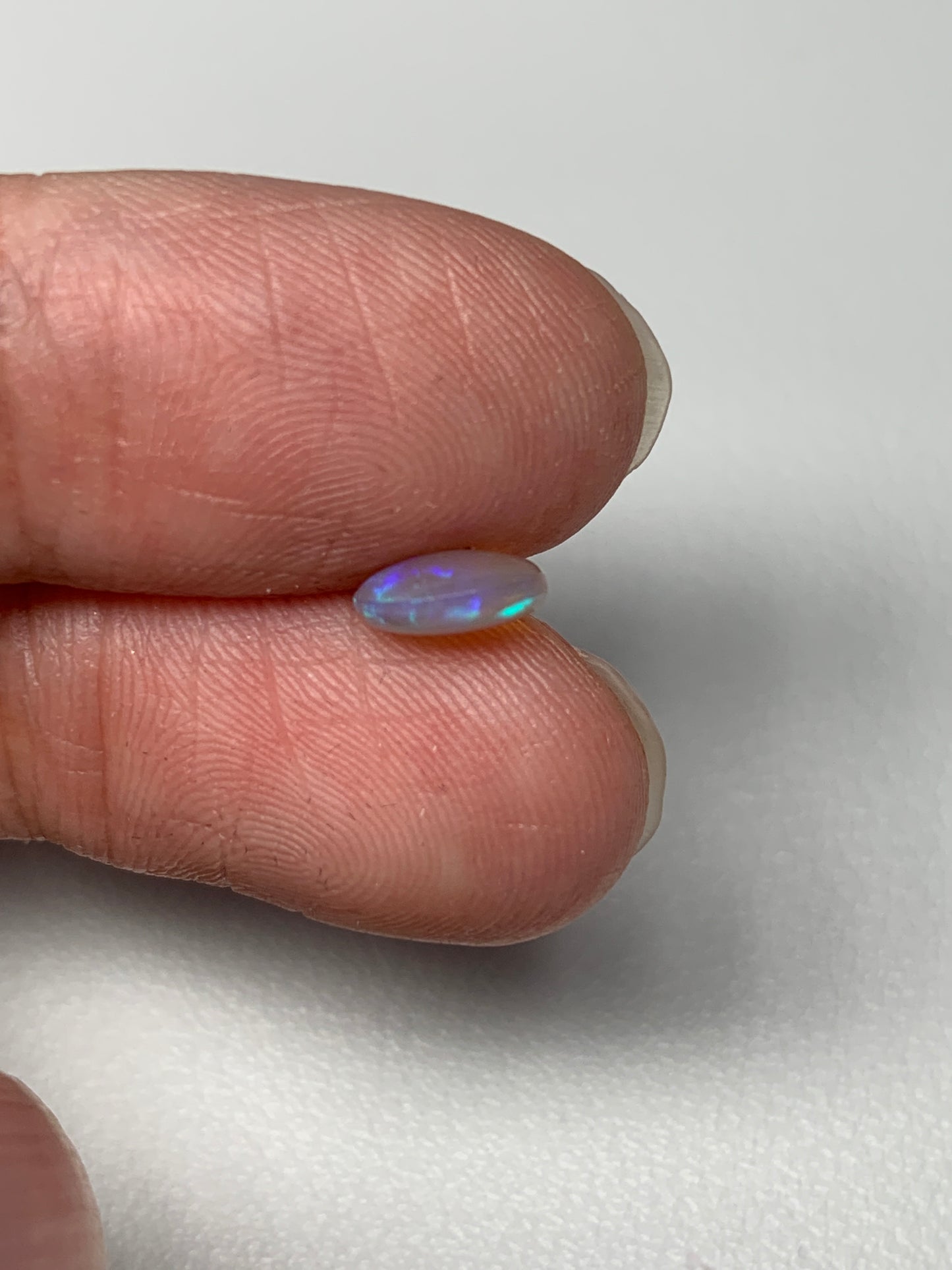 Bright Crystals. Lightning Ridge Opal Pair. 1.16 Ct