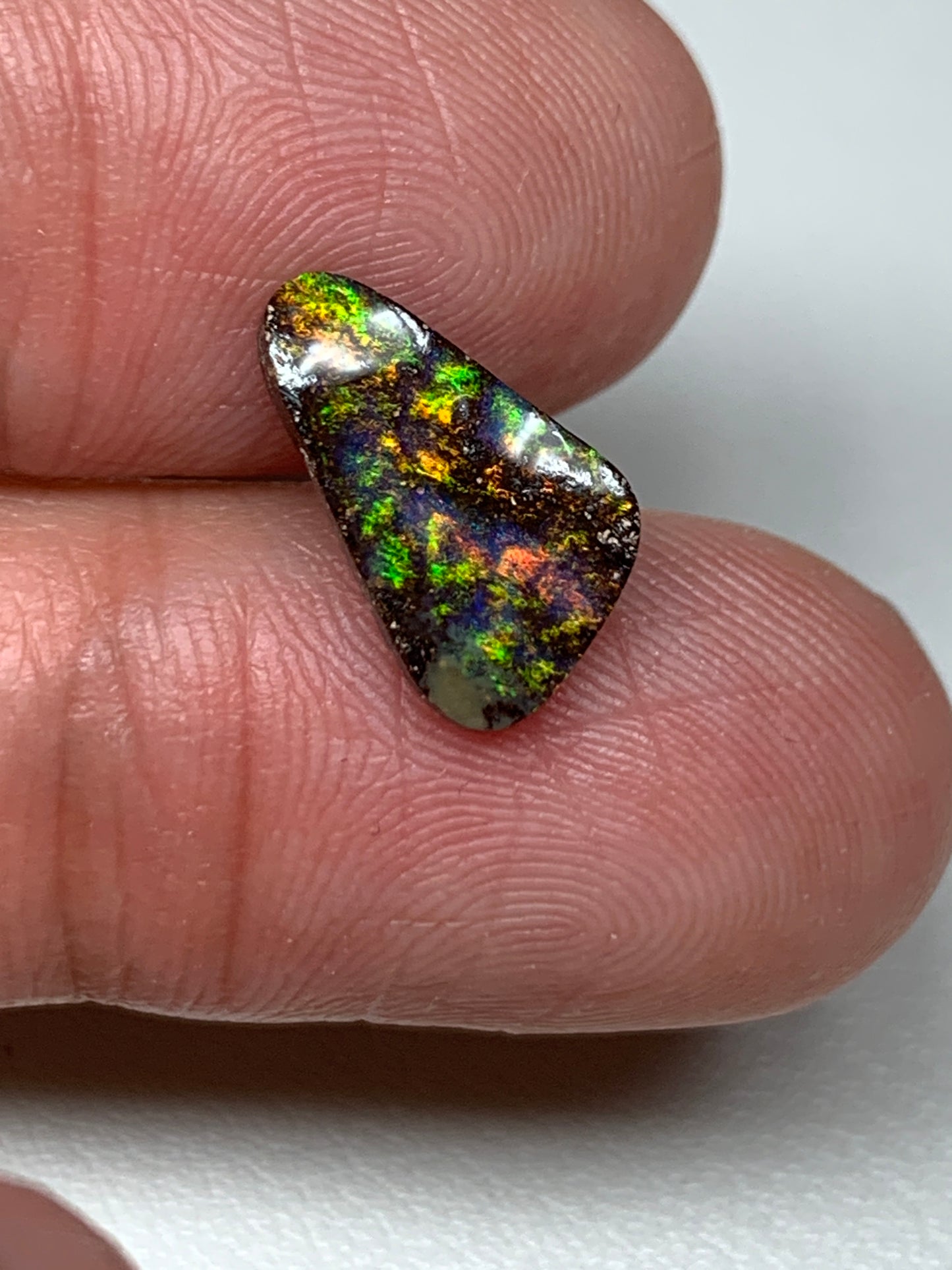 Scintillating Stone. Solid Boulder Opal. 1.71 Ct