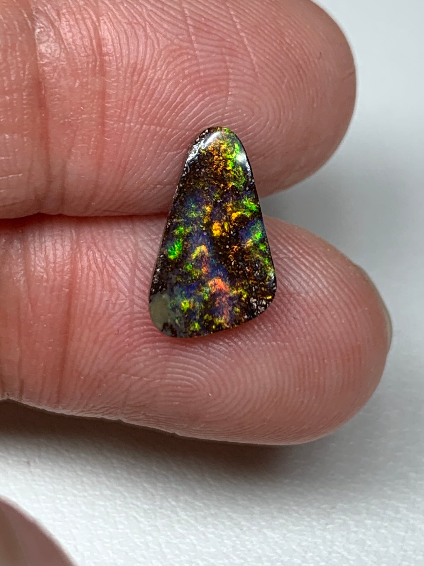 Scintillating Stone. Solid Boulder Opal. 1.71 Ct