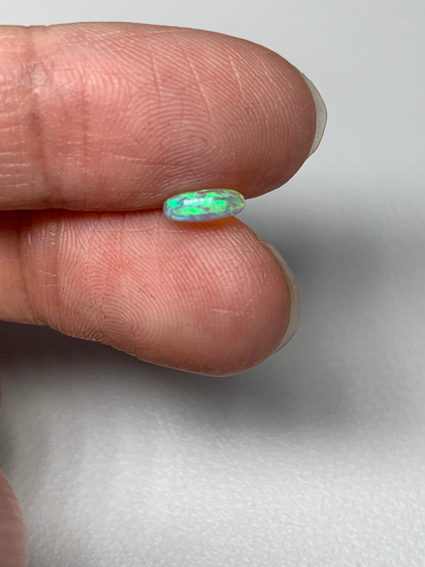 Bright Crystals. Lightning Ridge Opal Pair. 1.16 Ct