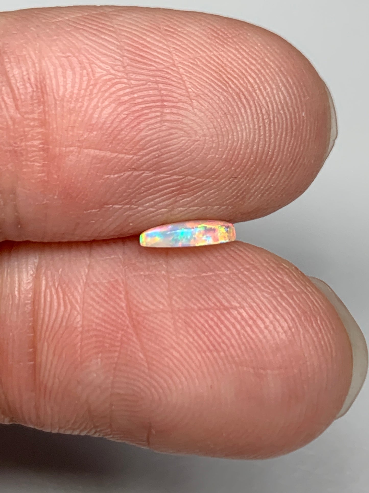 Flower Garden. Lightning Ridge Solid Crystal Opal. 0.31 Ct