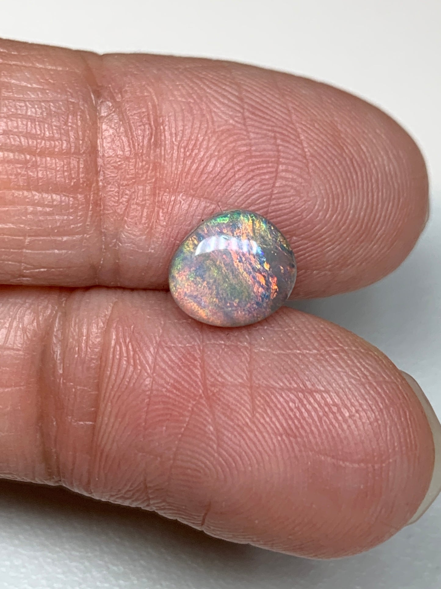 Distant Galaxy. Lightning Ridge Solid Black Opal. 1.28 Ct