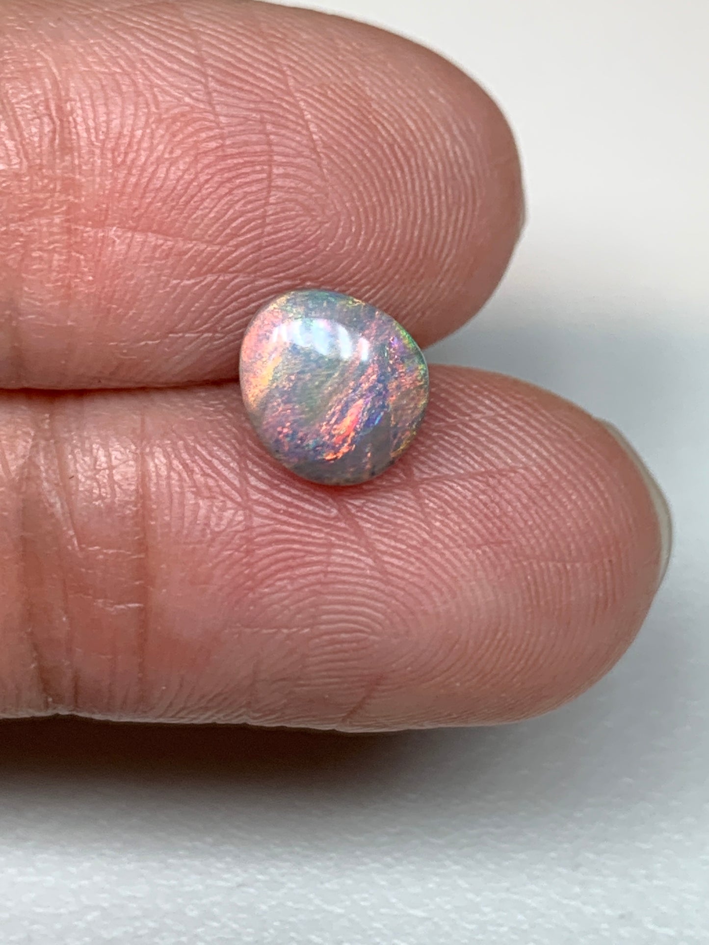 Distant Galaxy. Lightning Ridge Solid Black Opal. 1.28 Ct
