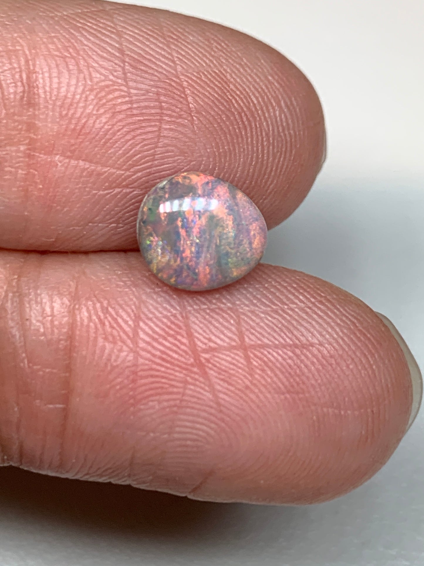 Distant Galaxy. Lightning Ridge Solid Black Opal. 1.28 Ct
