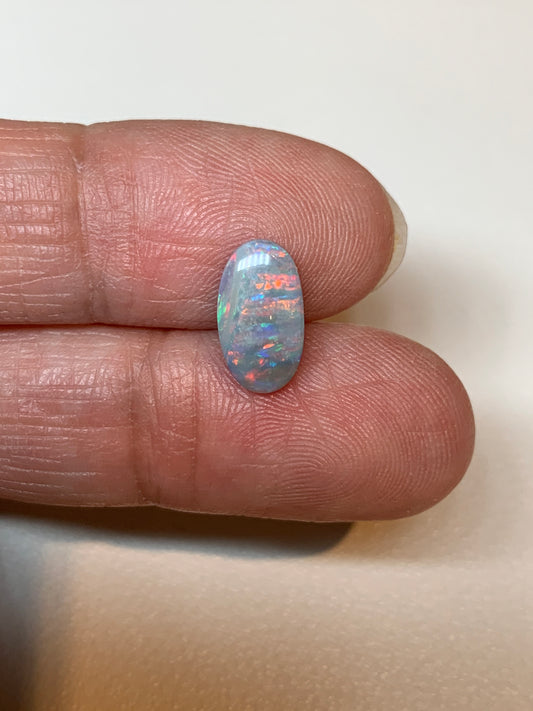 Colour Stripes. Lightning Ridge Opal. 1.40 Ct
