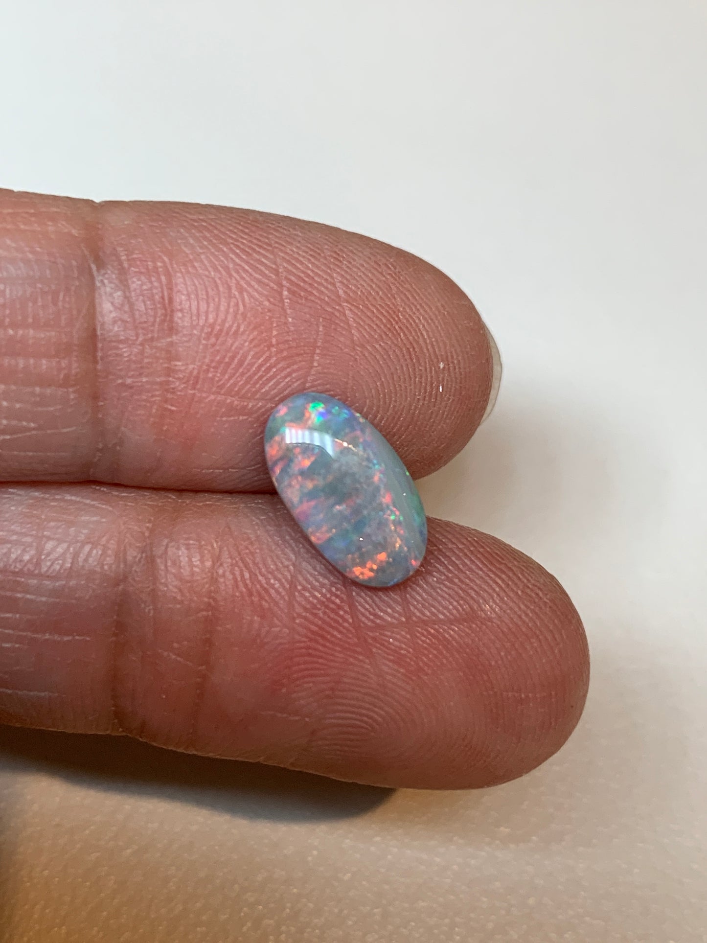 Colour Stripes. Lightning Ridge Opal. 1.40 Ct