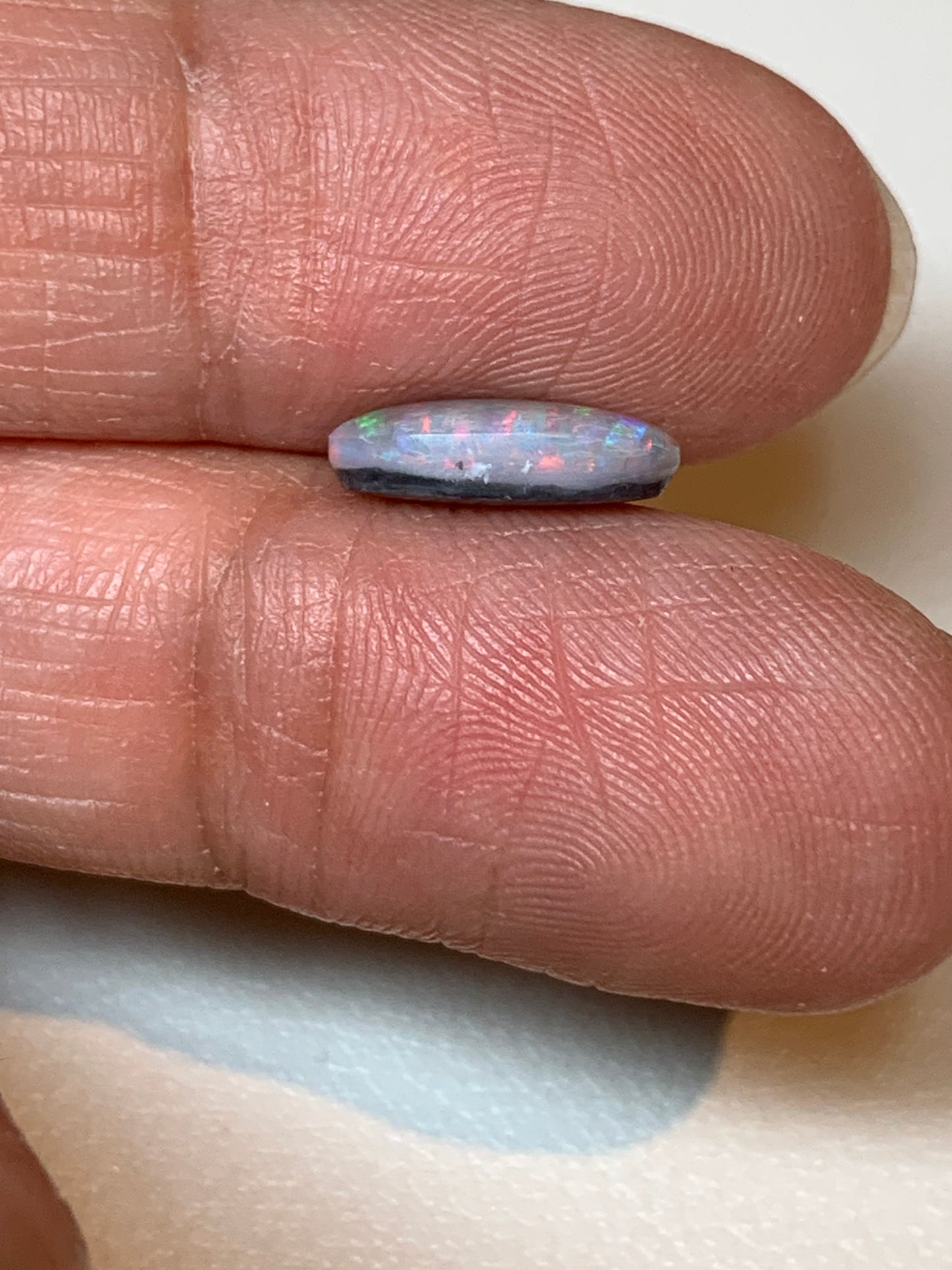 Colour Stripes. Lightning Ridge Opal. 1.40 Ct