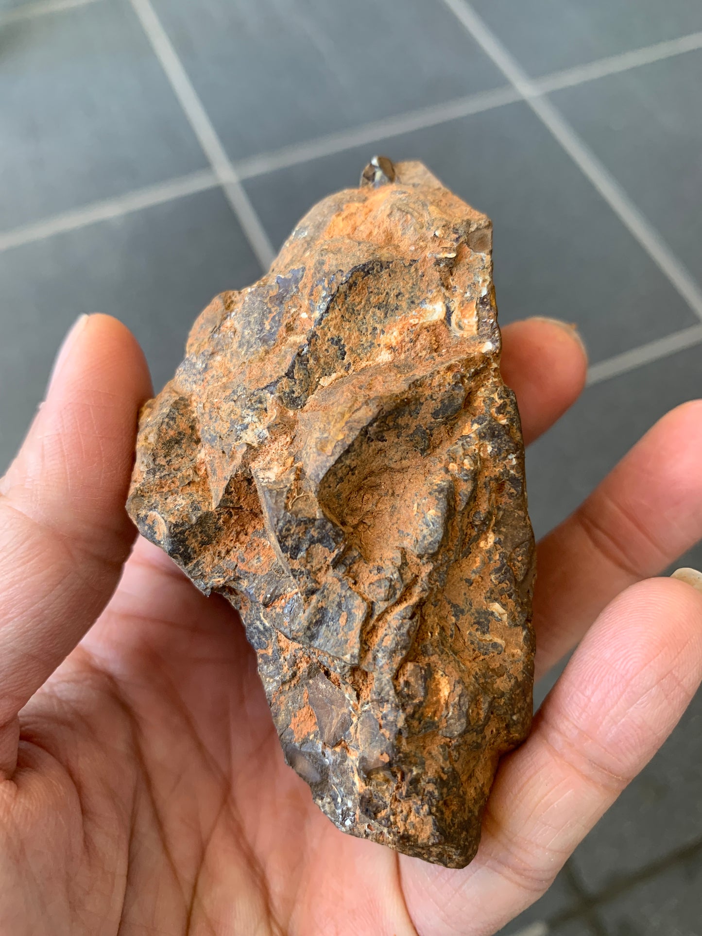 Dusky Blue. Rough Boulder Opal Rock. 184 Grams