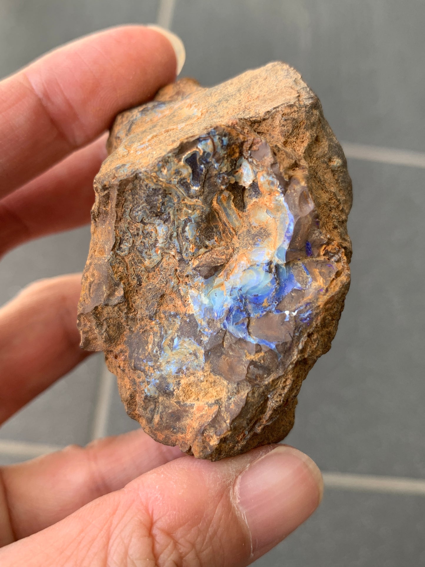 High Density Starter Rock. Rough Boulder Opal Rock. 150 Grams