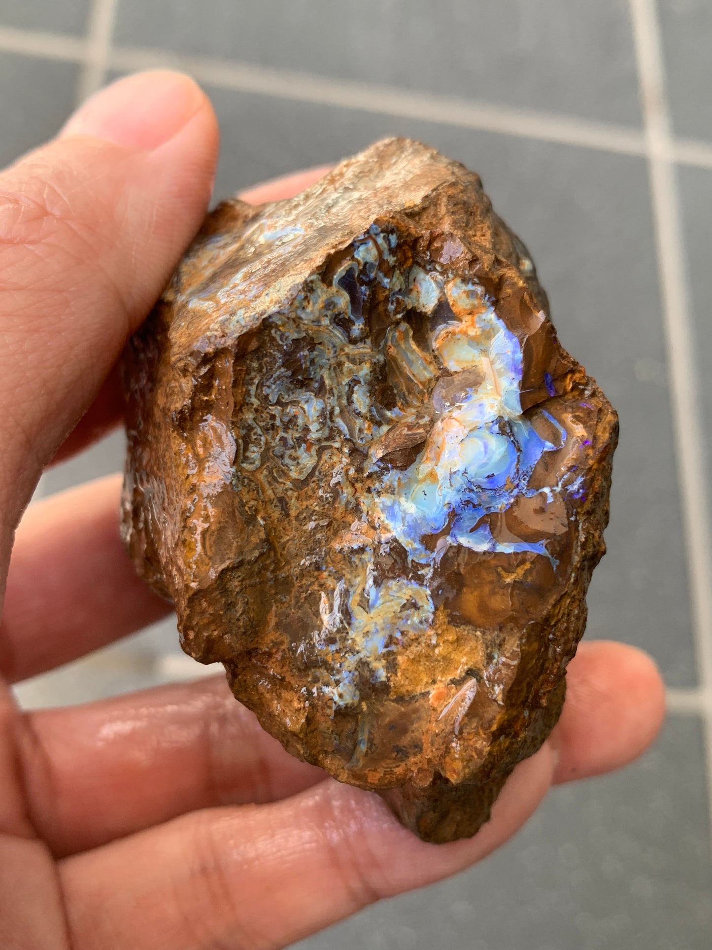 High Density Starter Rock. Rough Boulder Opal Rock. 150 Grams
