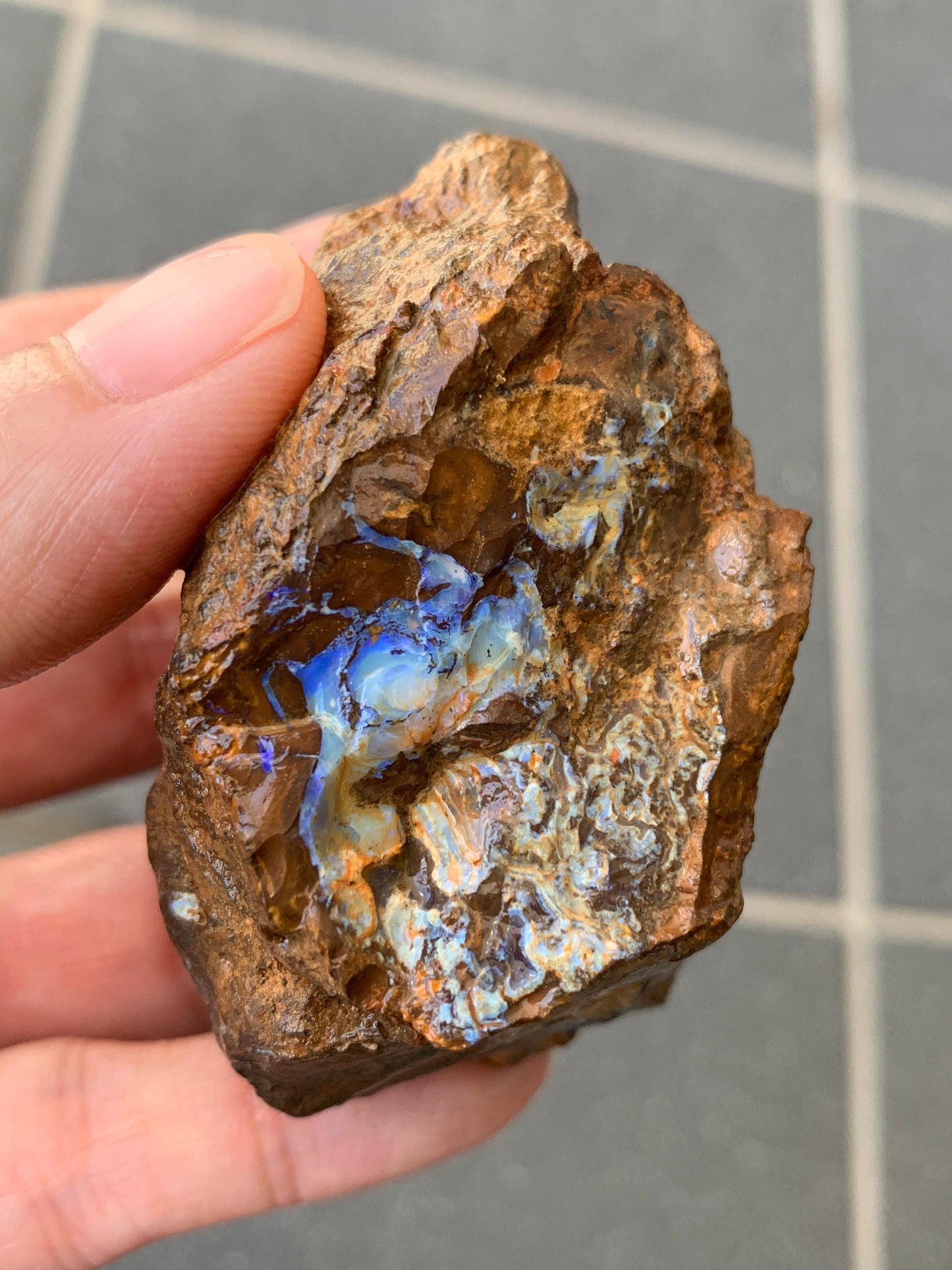 High Density Starter Rock. Rough Boulder Opal Rock. 150 Grams