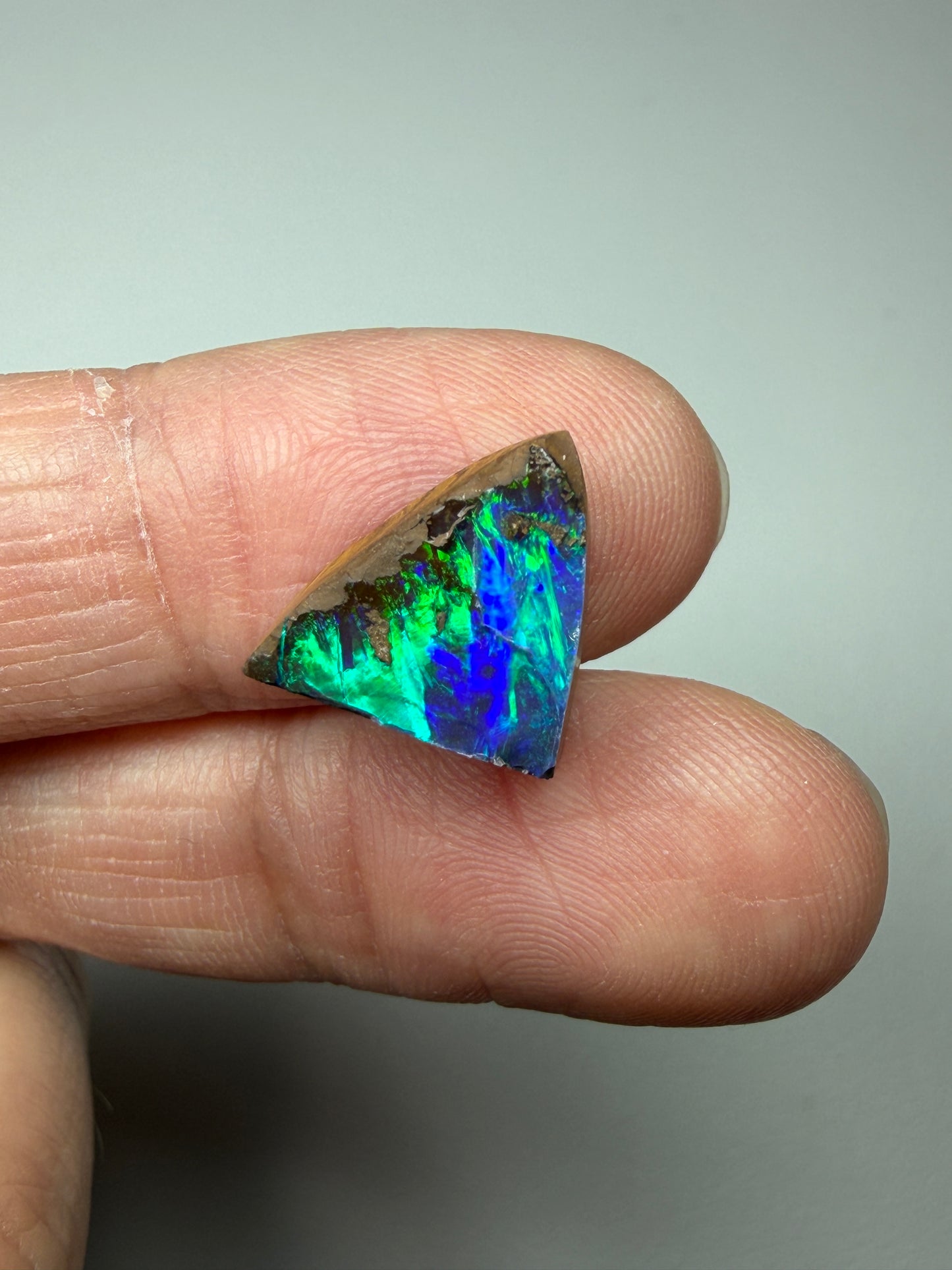 Gem Boulder Opal Natural Single Split. 6.95 Ct