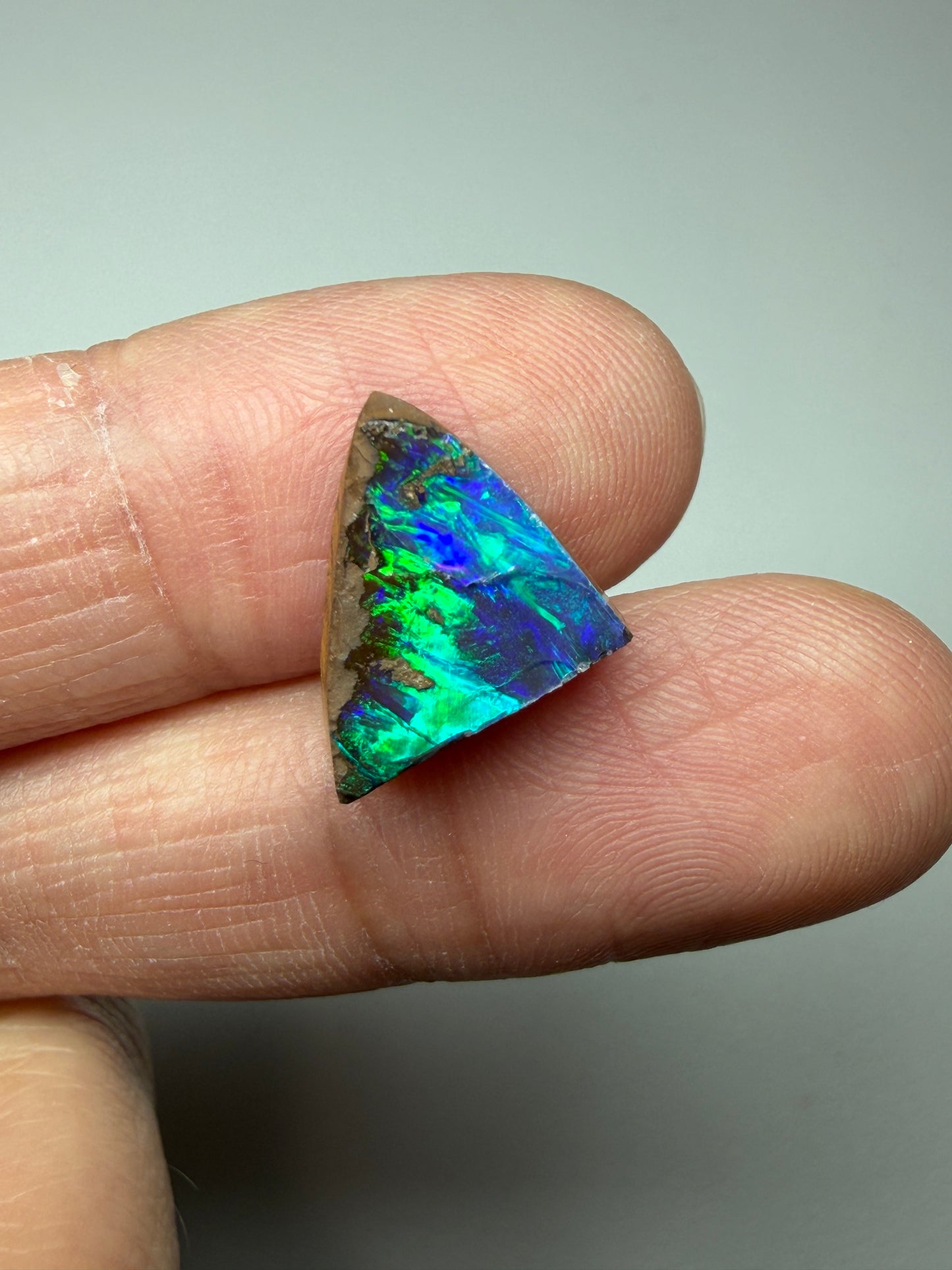 Gem Boulder Opal Natural Single Split. 6.95 Ct