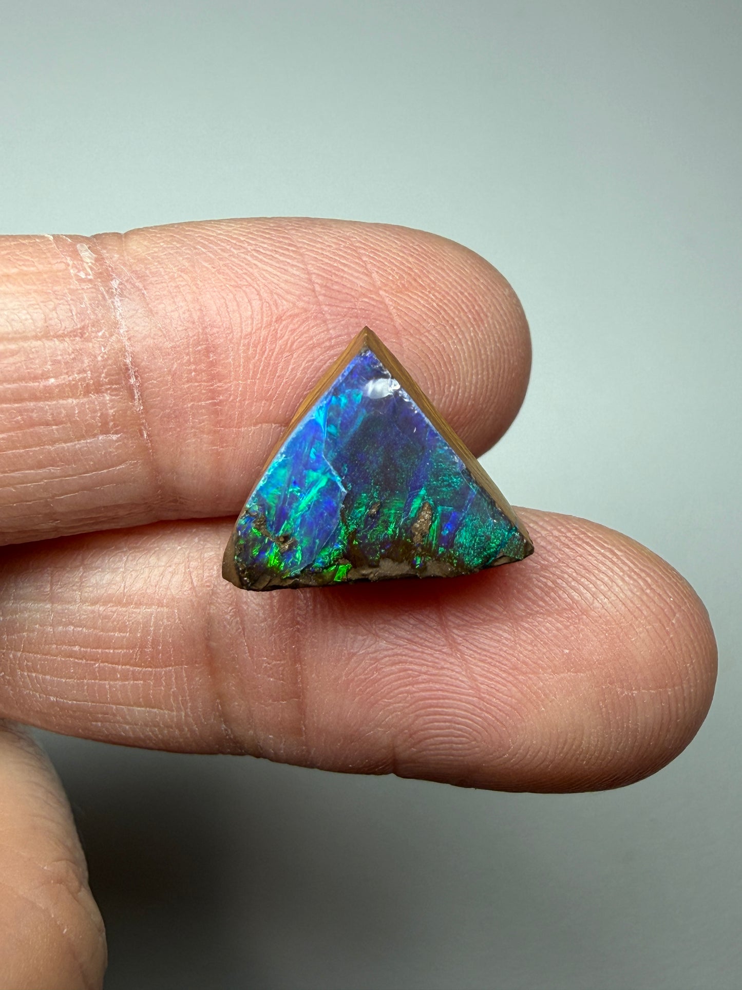 Gem Boulder Opal Natural Single Split. 6.95 Ct