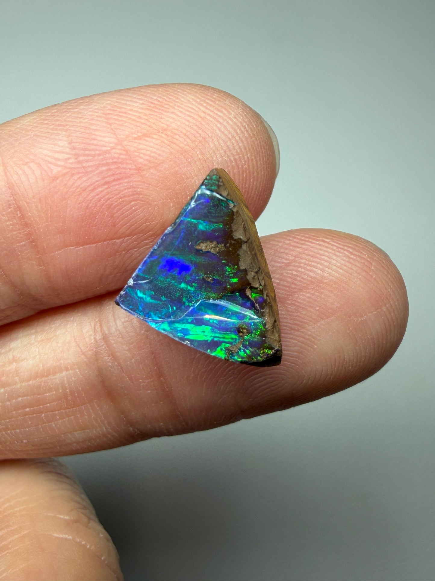 Gem Boulder Opal Natural Single Split. 6.95 Ct