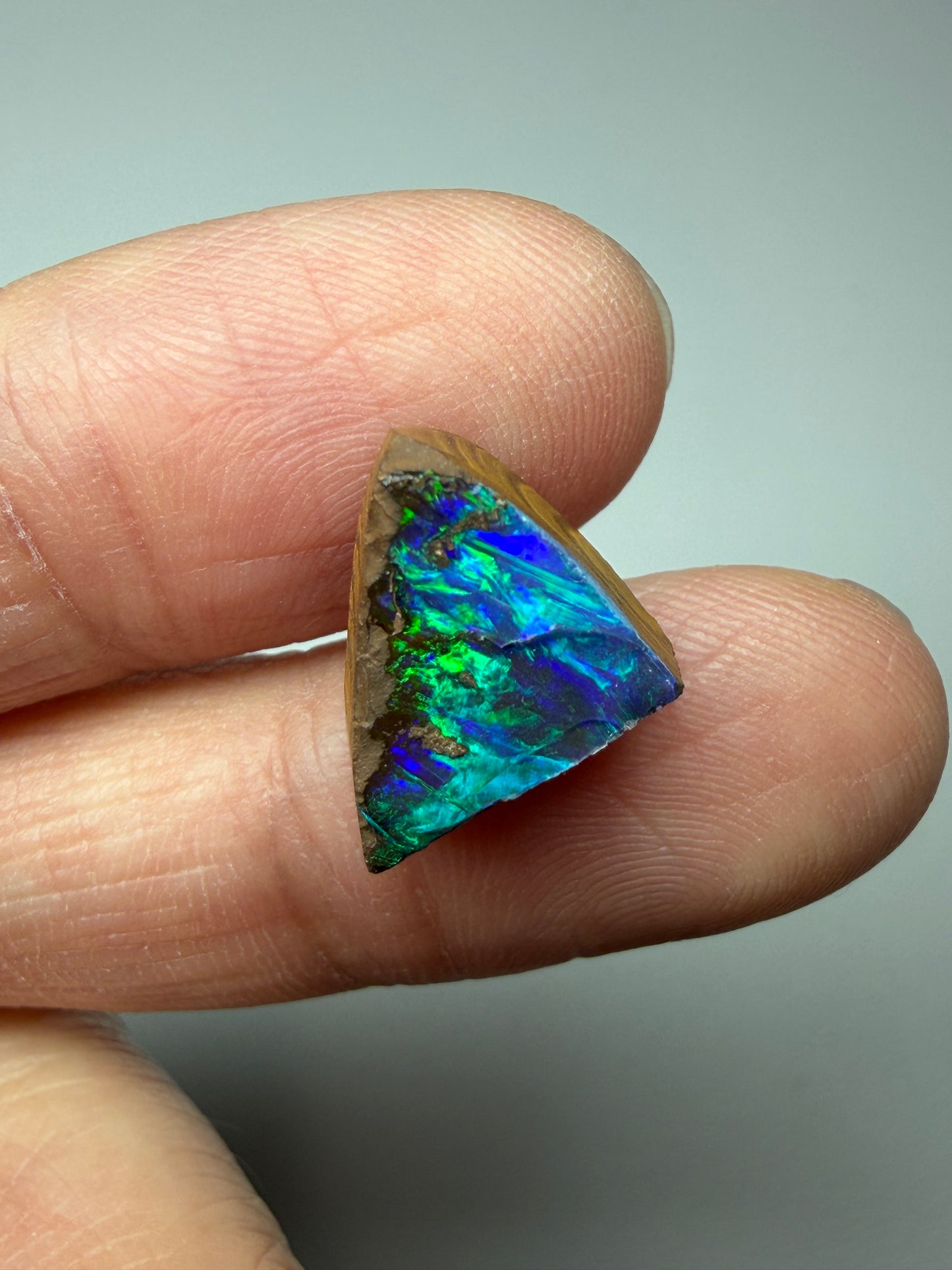 Gem Boulder Opal Natural Single Split. 6.95 Ct