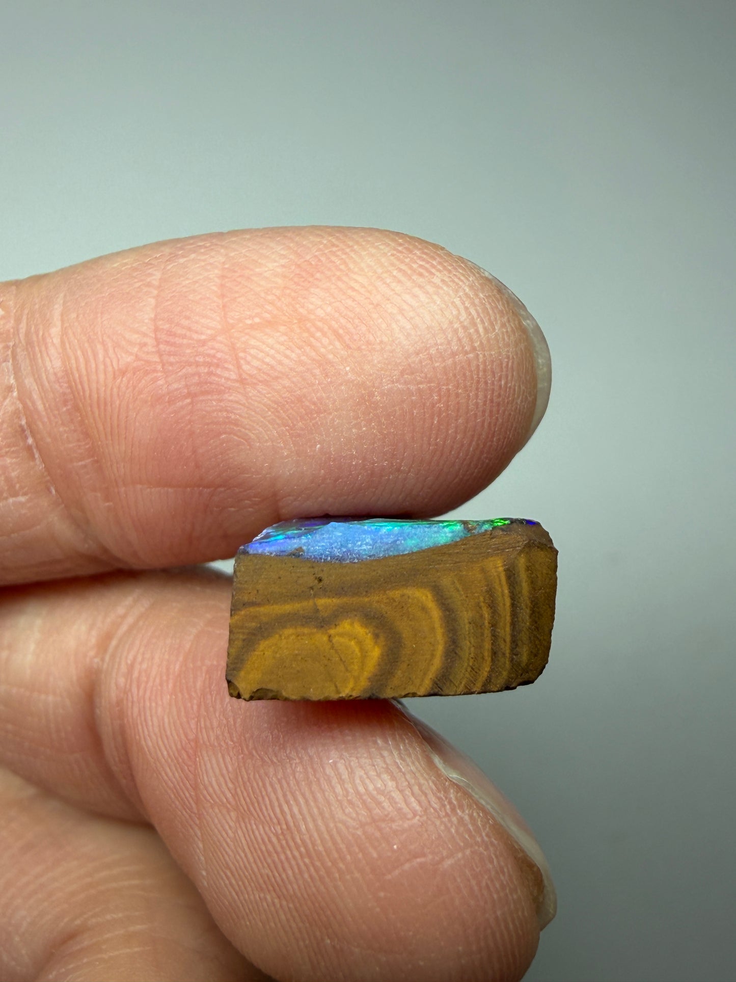 Gem Boulder Opal Natural Single Split. 6.95 Ct
