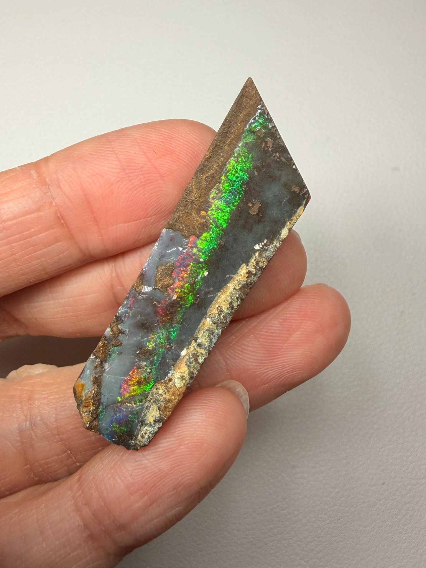 Boulder Opal Natural Single Split. 49.10 Ct