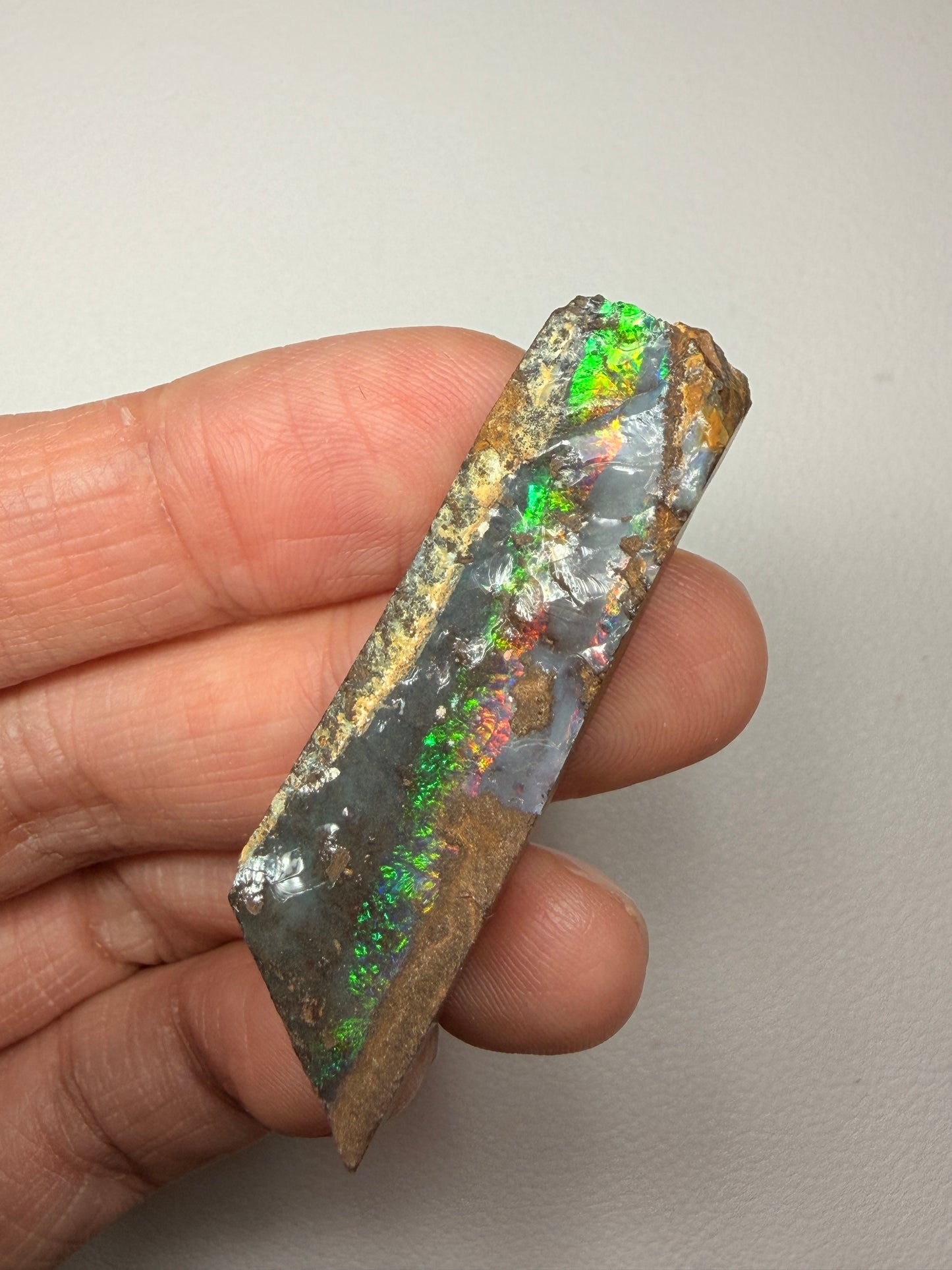 Boulder Opal Natural Single Split. 49.10 Ct