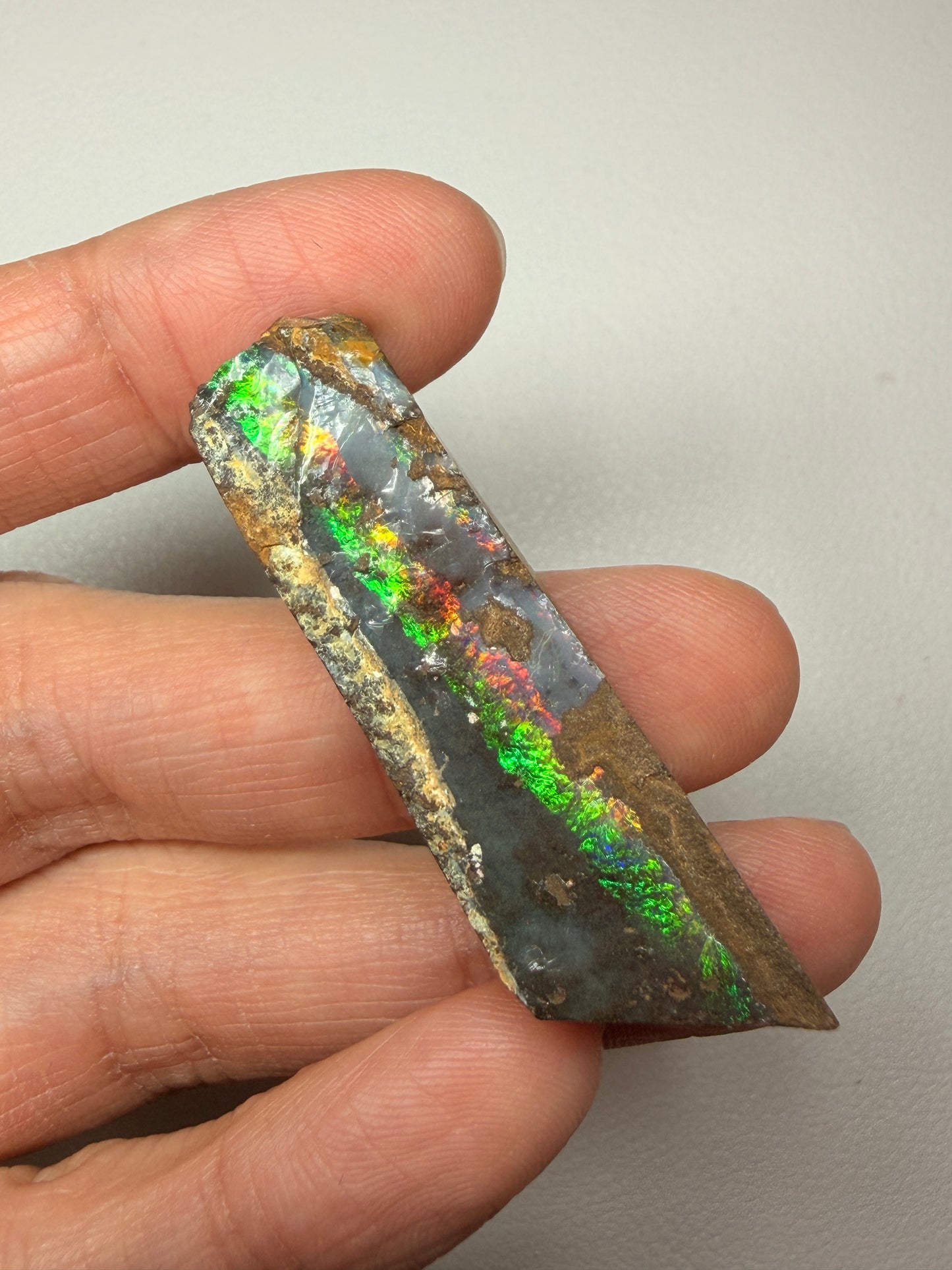 Boulder Opal Natural Single Split. 49.10 Ct
