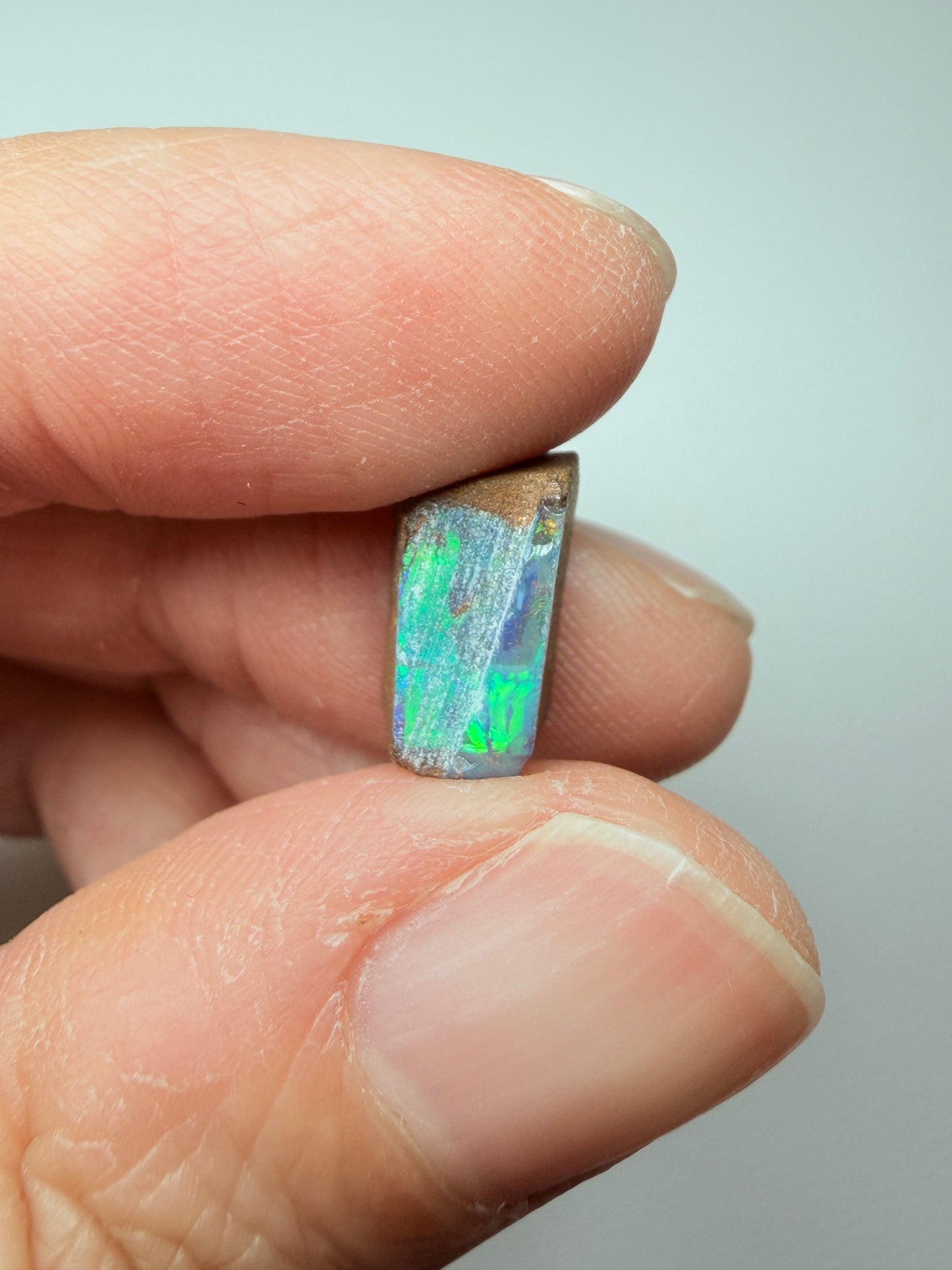 Boulder Opal Natural Single Split. 10.50 Carats